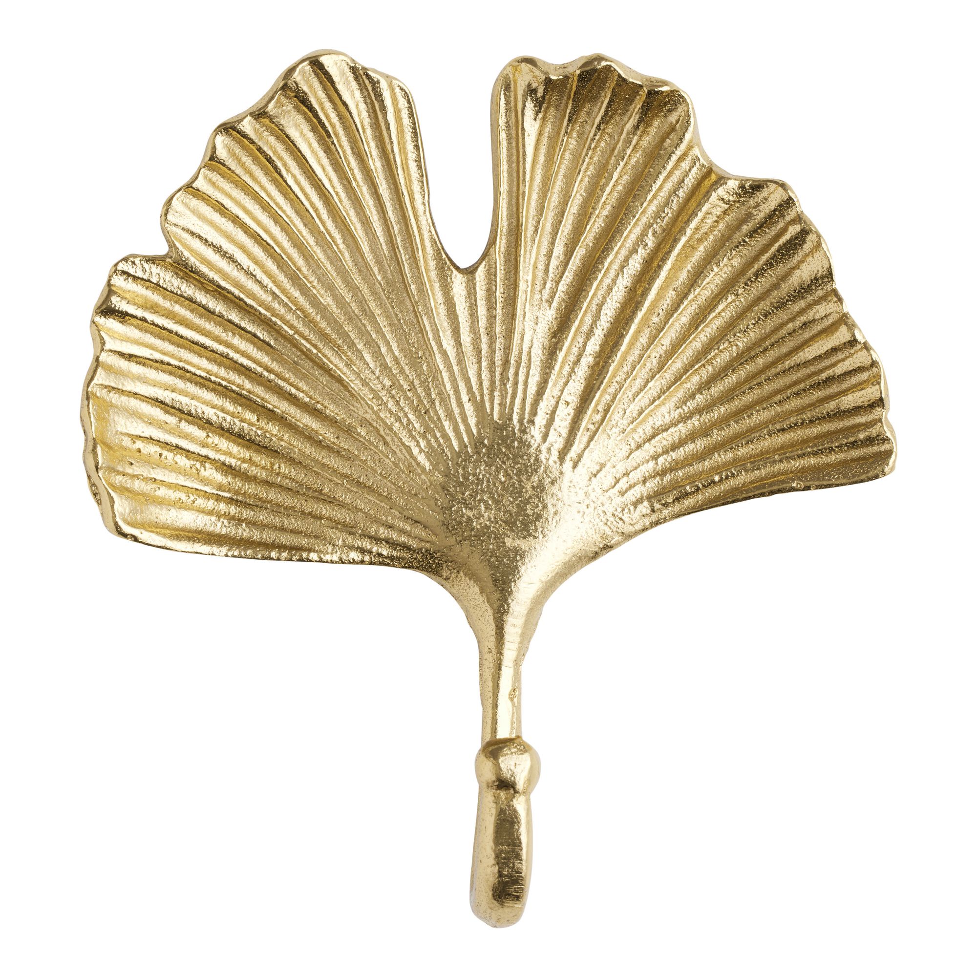 Gold Metal Gingko Leaf Wall Hook World Market
