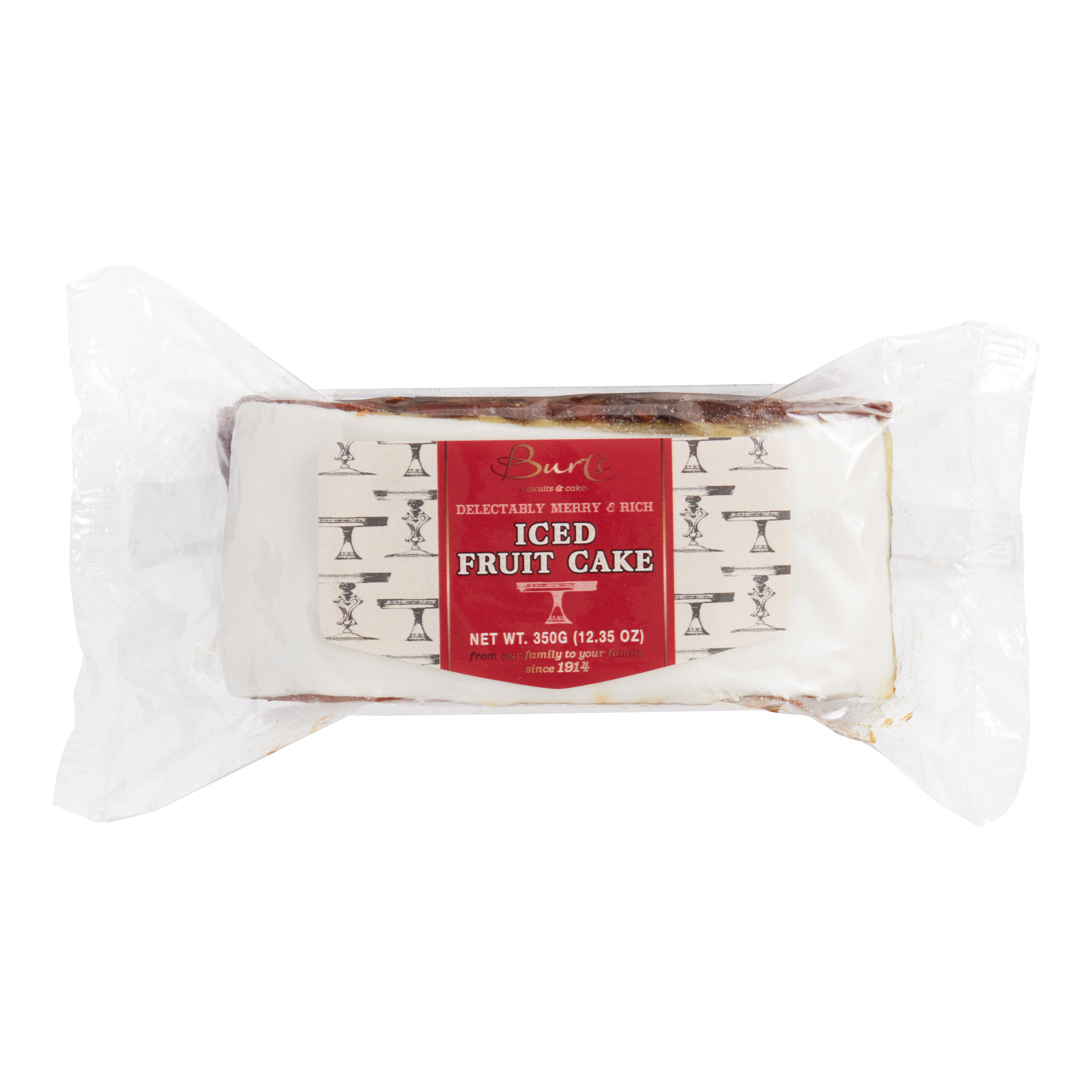 Burts Biscuits & Cakes Iced Rich Fruit Cake - World Market