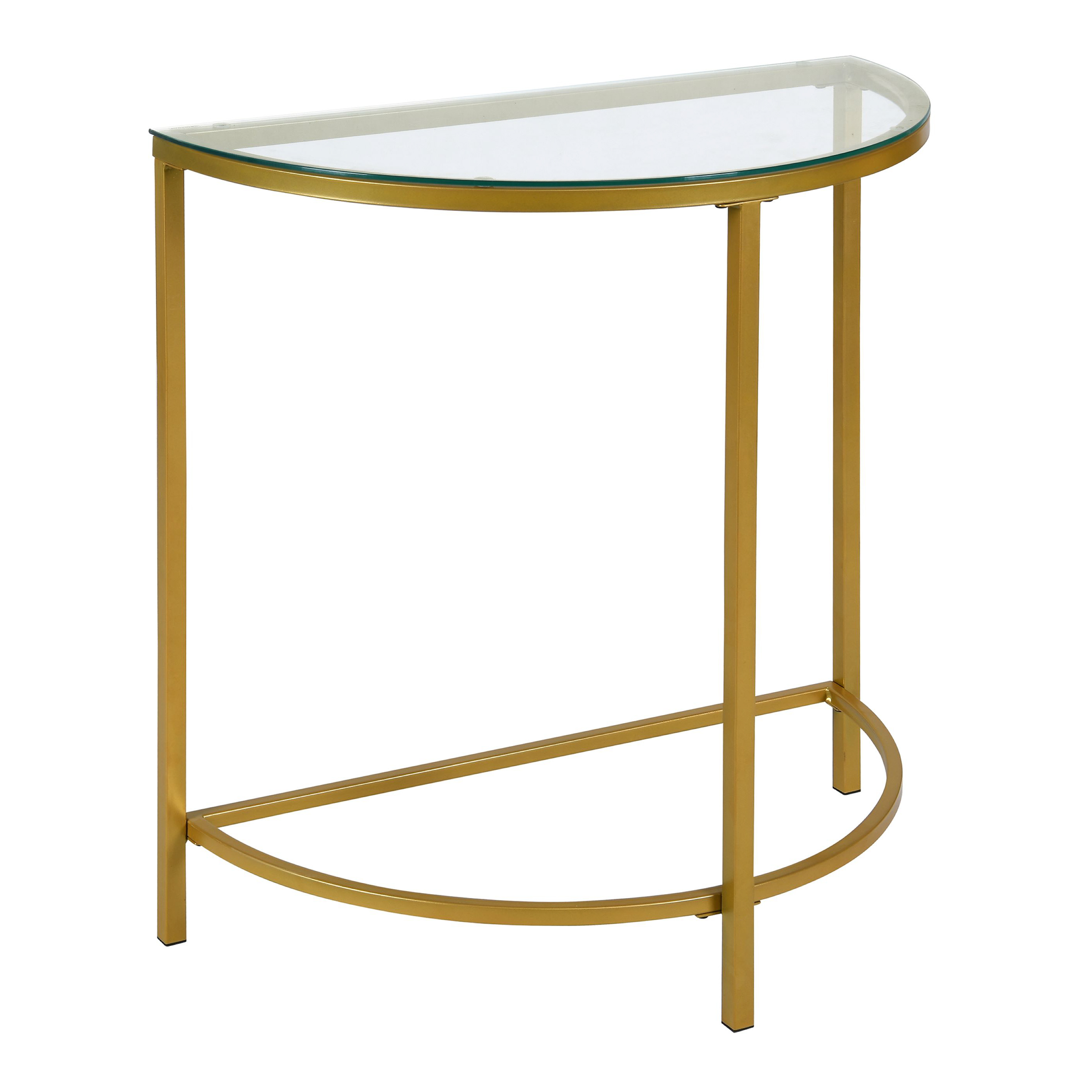 Small half circle table discount