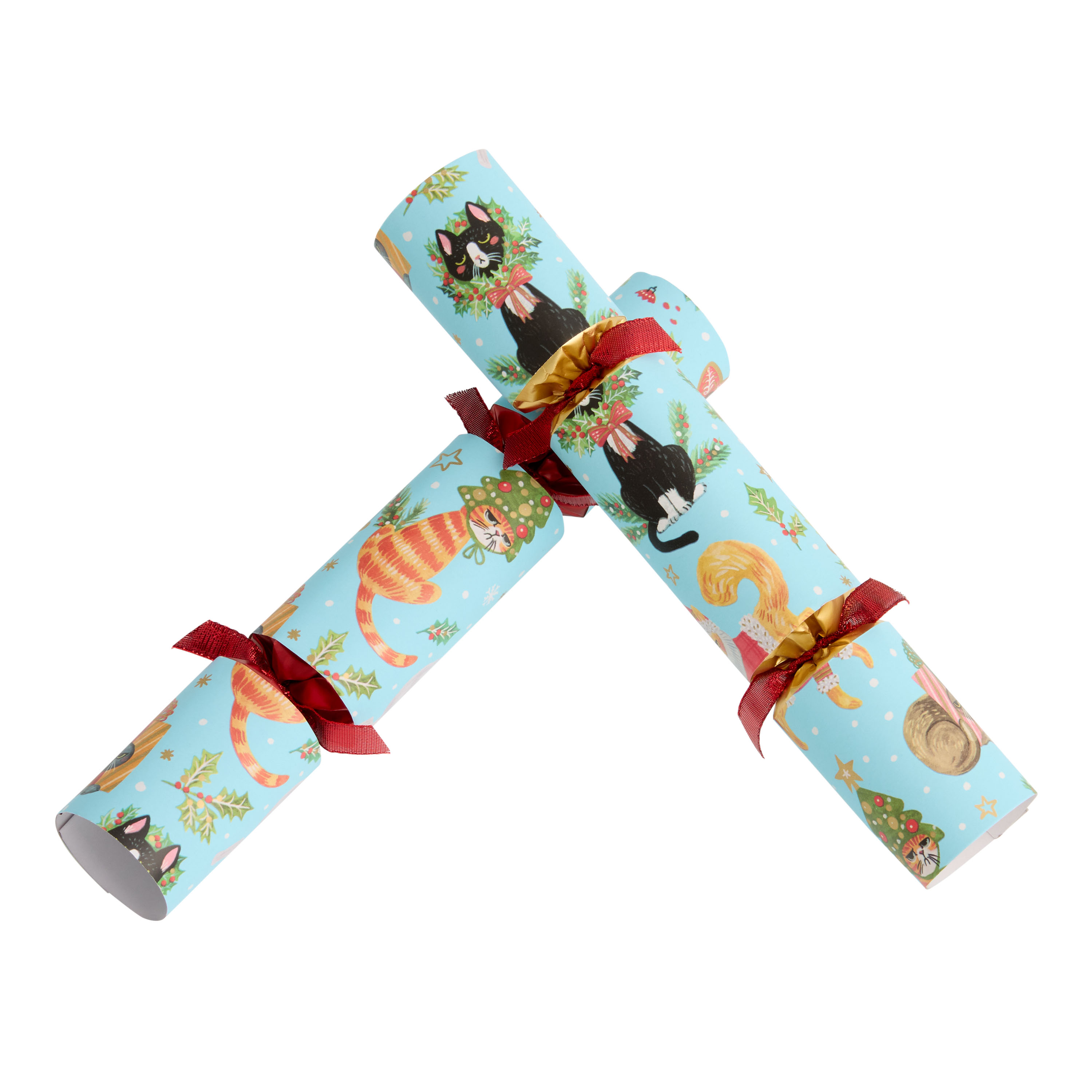 Medium Crabby Cats Musical Christmas Crackers 8 Count - World Market