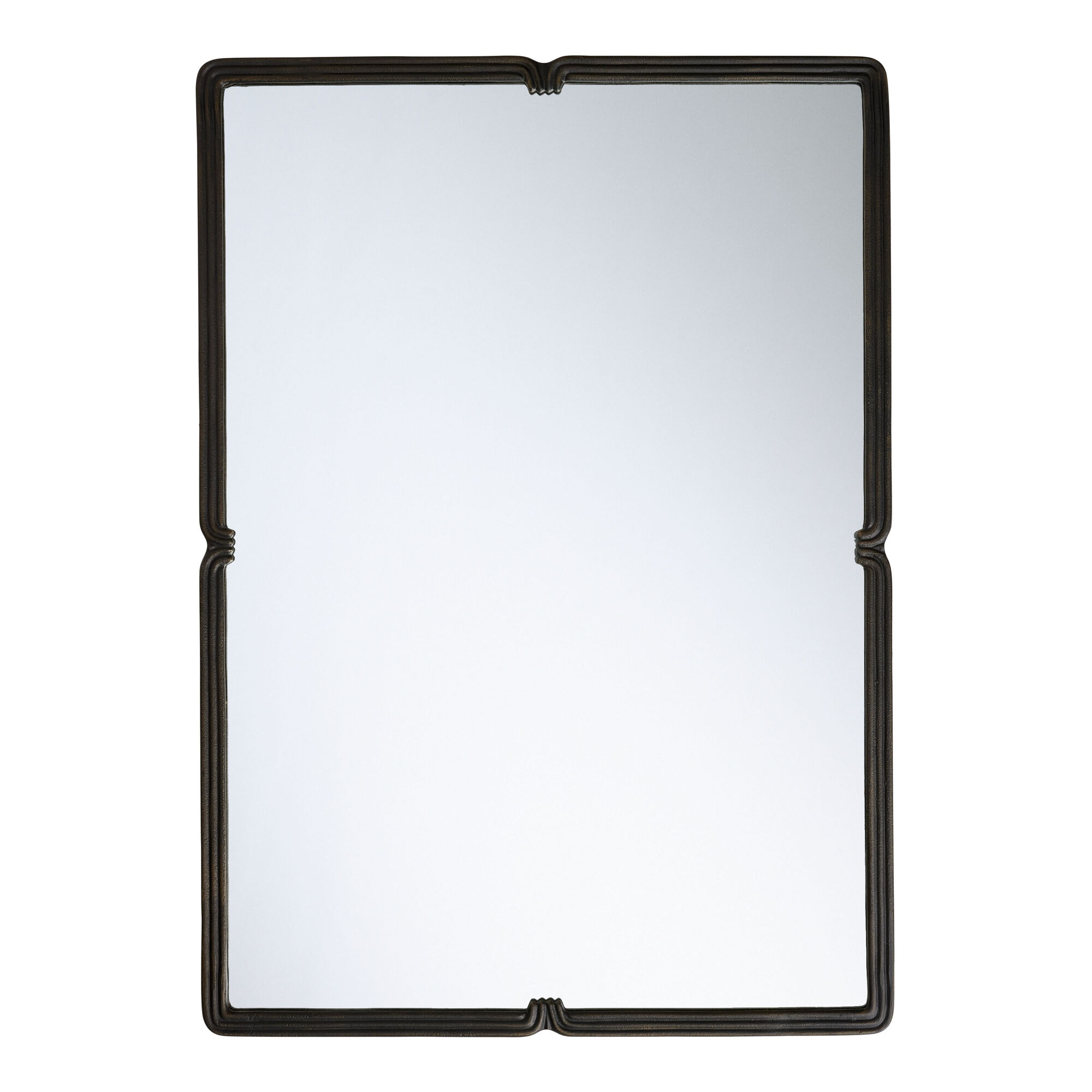 Matias Antique Bronze Deco Wall Mirror World Market