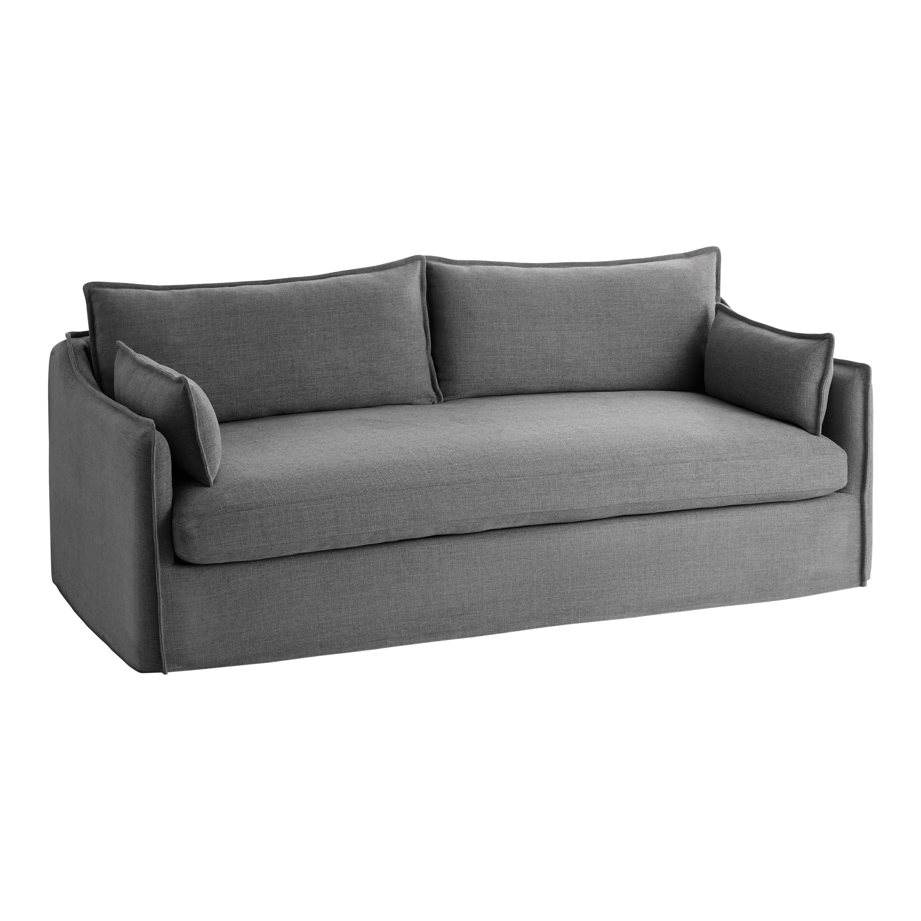 Eileen Textured Woven Slipcover Sofa World Market