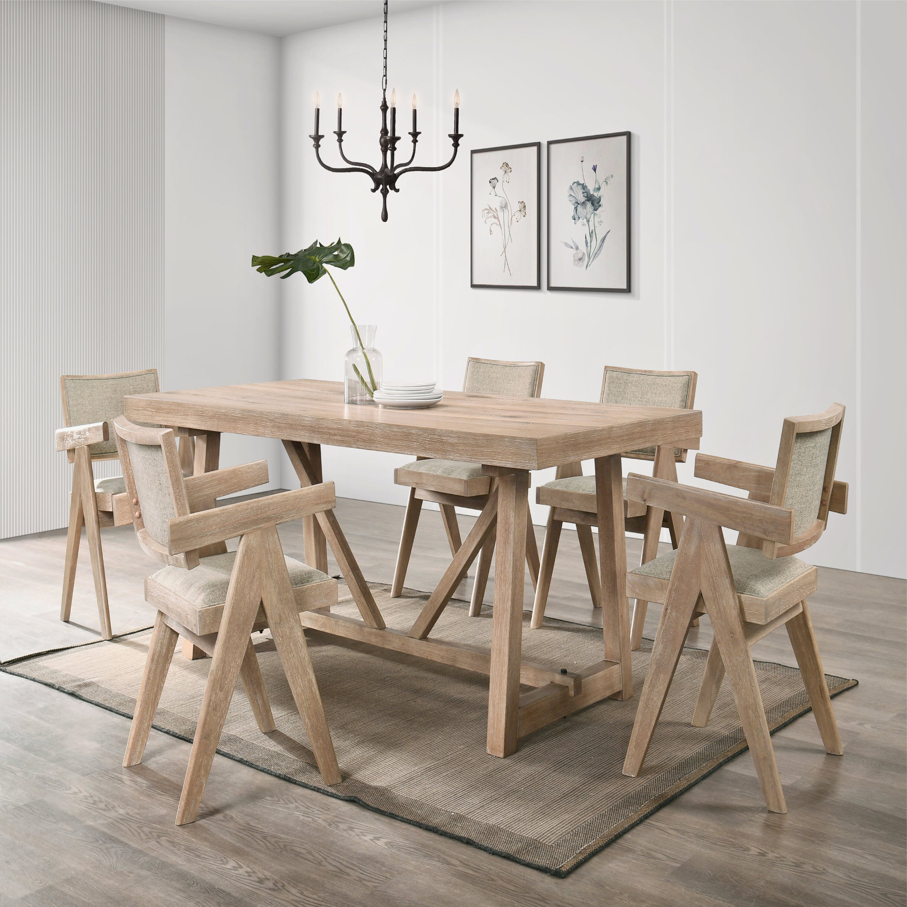 Bicknell Natural Wood Dining Collection World Market