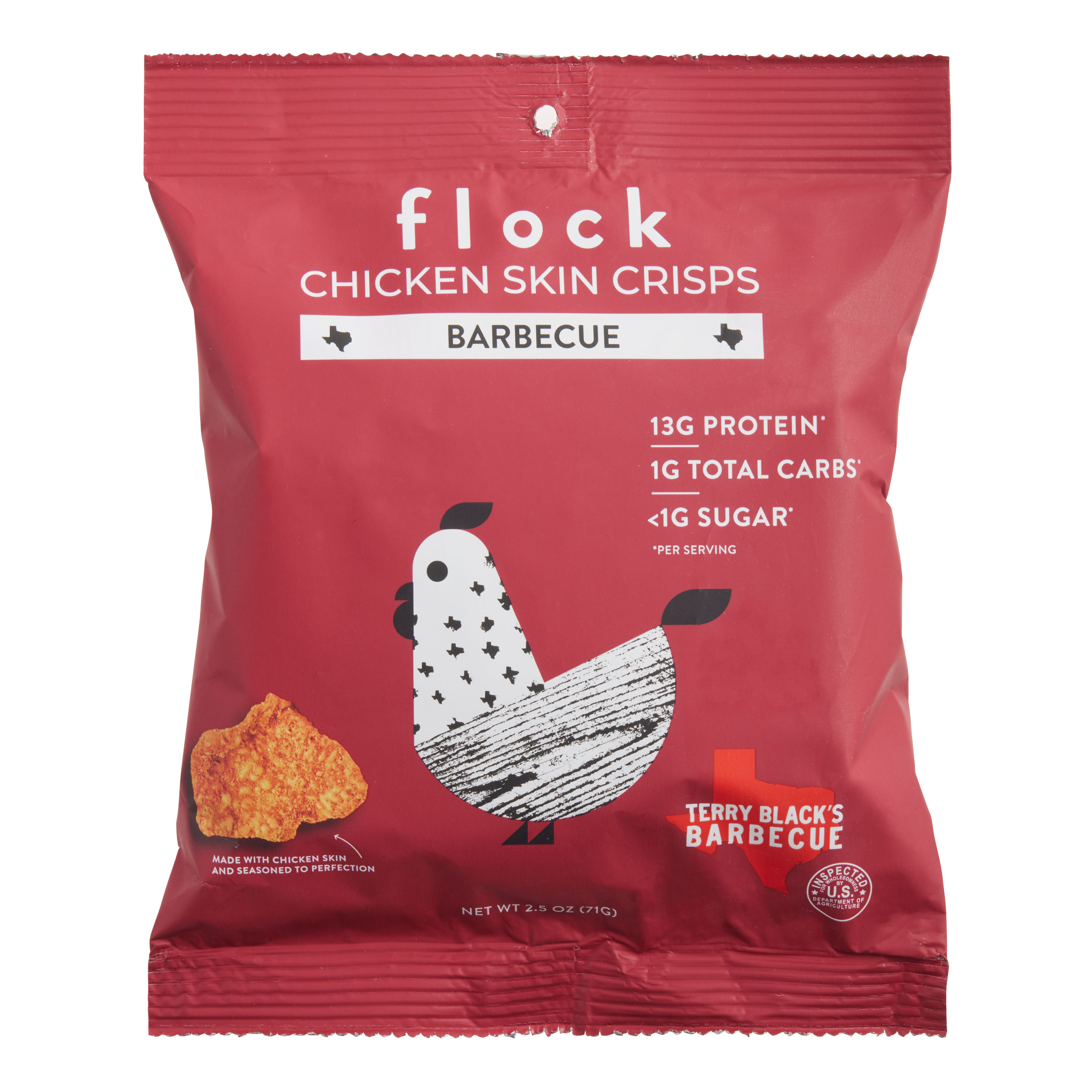 Flock BBQ Chicken Skin Crisps - World Market