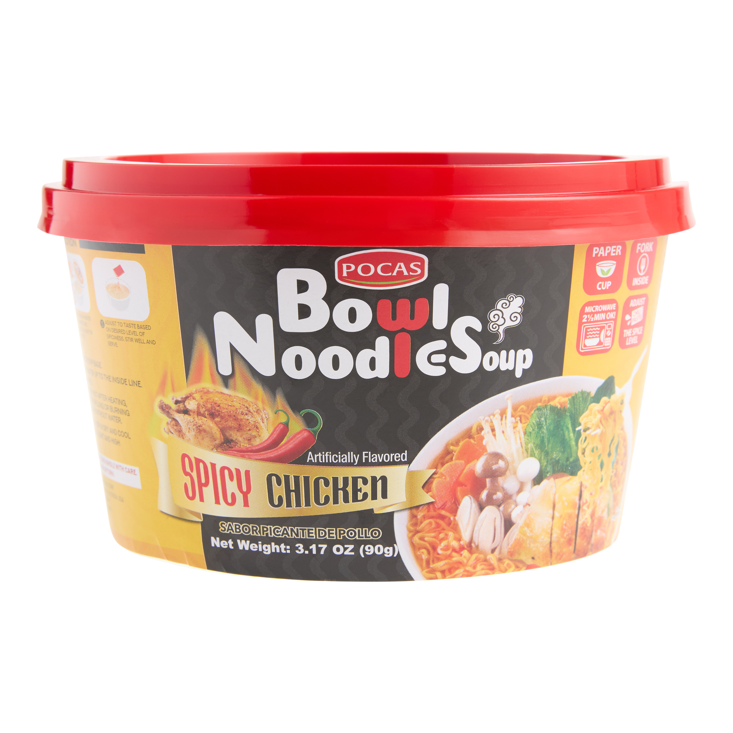 Pocas Bowl Spicy Chicken Noodle Soup Set of 2 - World Market