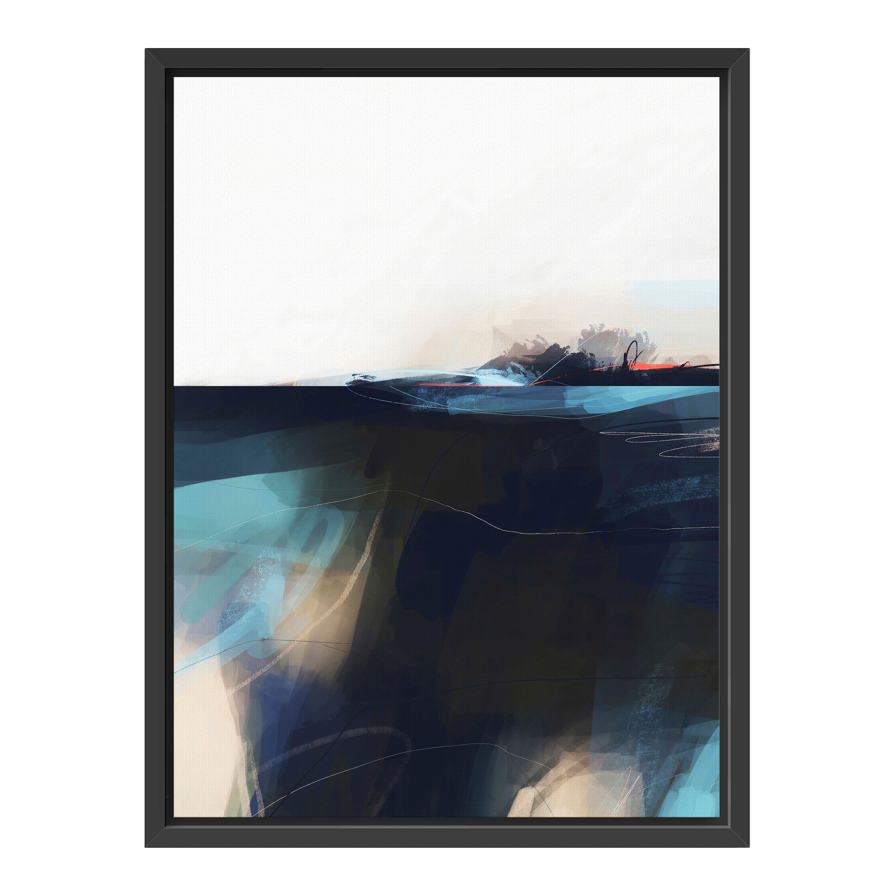 East Sussex XVII By Luana Asiata Framed Canvas Wall Art World Market