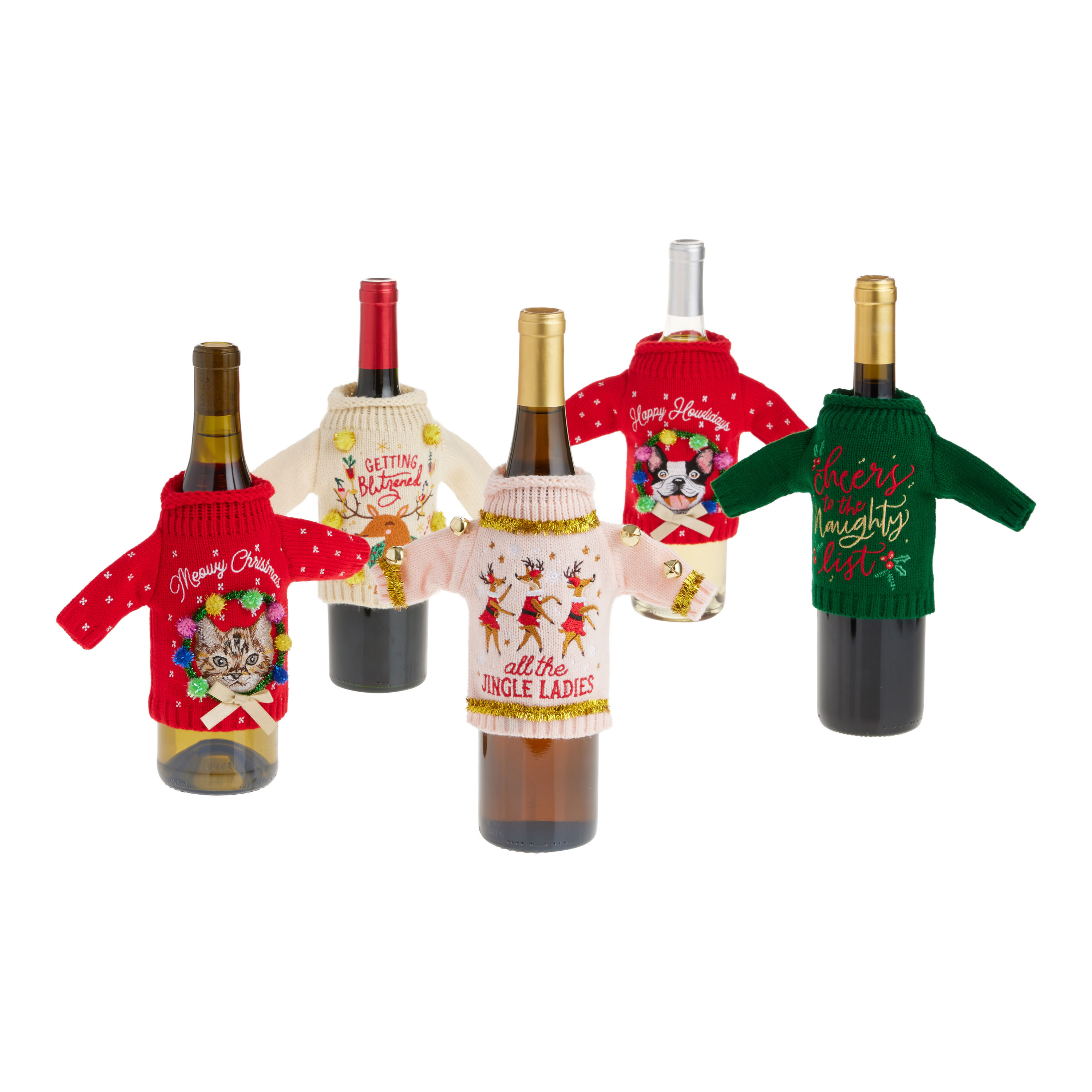 Beer Bottle Cooler With Zipper Extra Thick Wine Sweaters for Wine