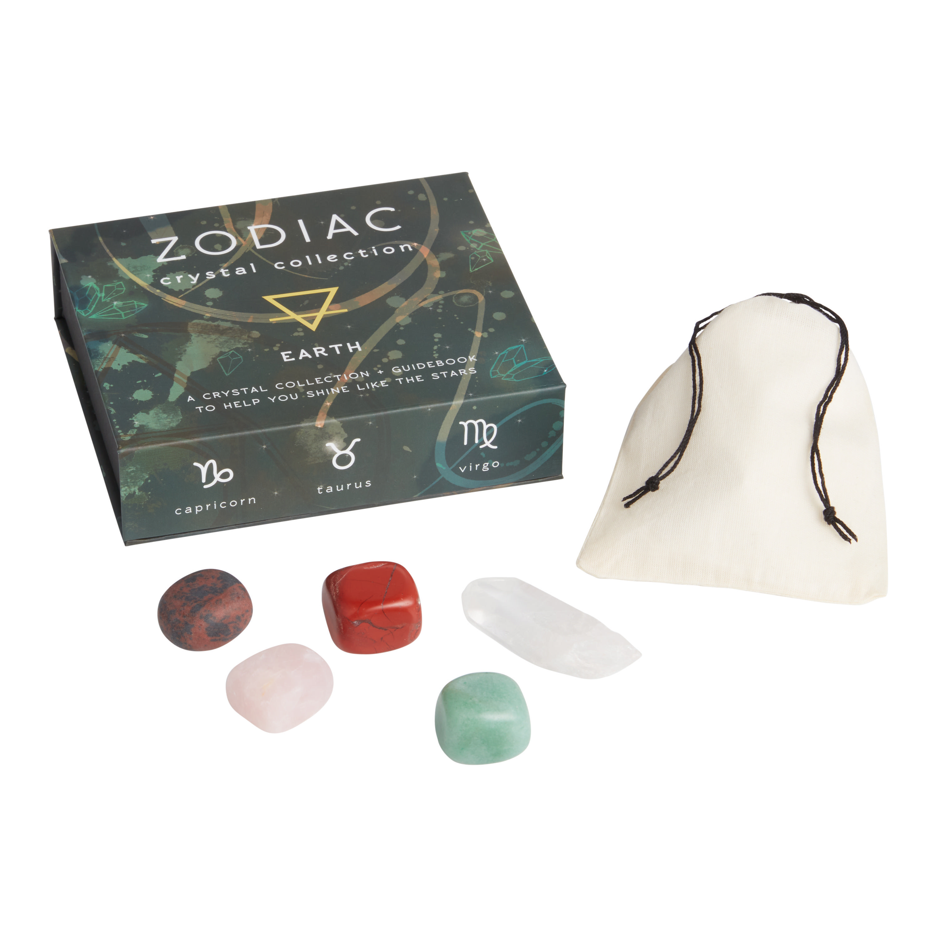 Earth Zodiac Elements Crystal Set - World Market
