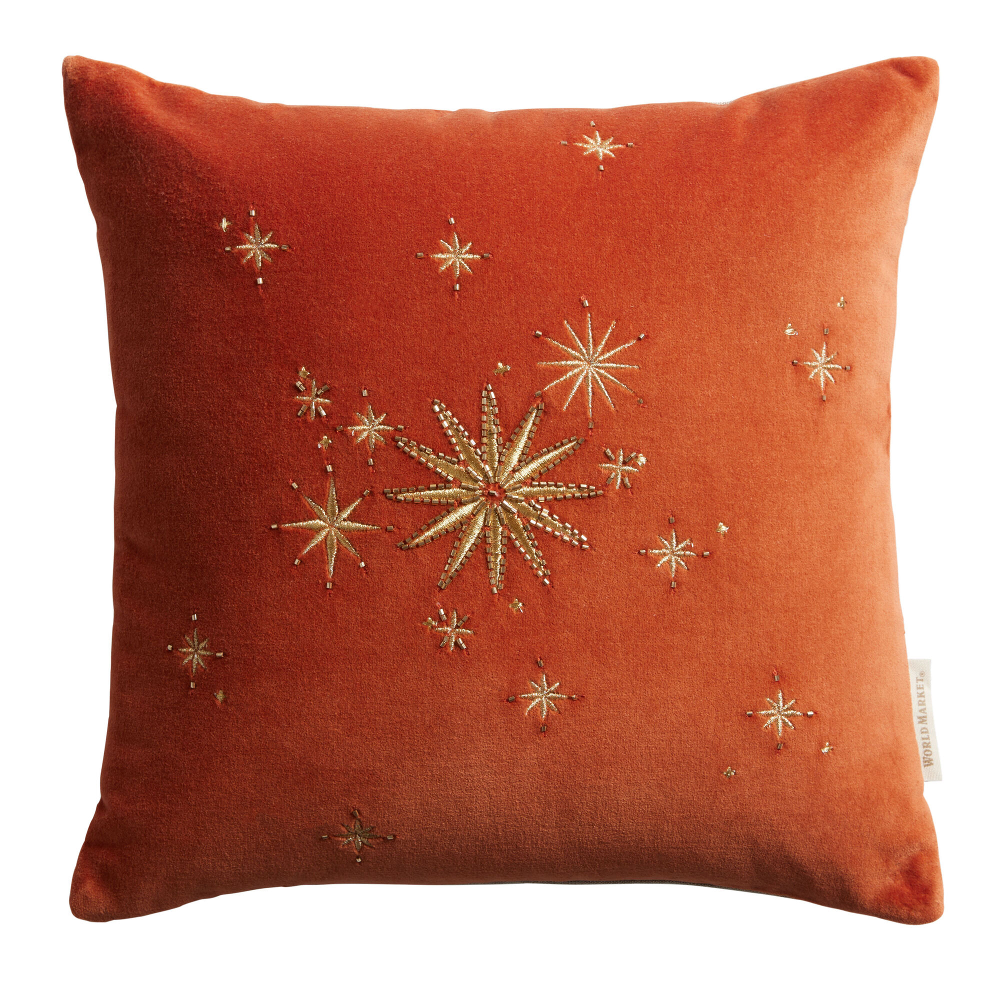 World market velvet sales pillows