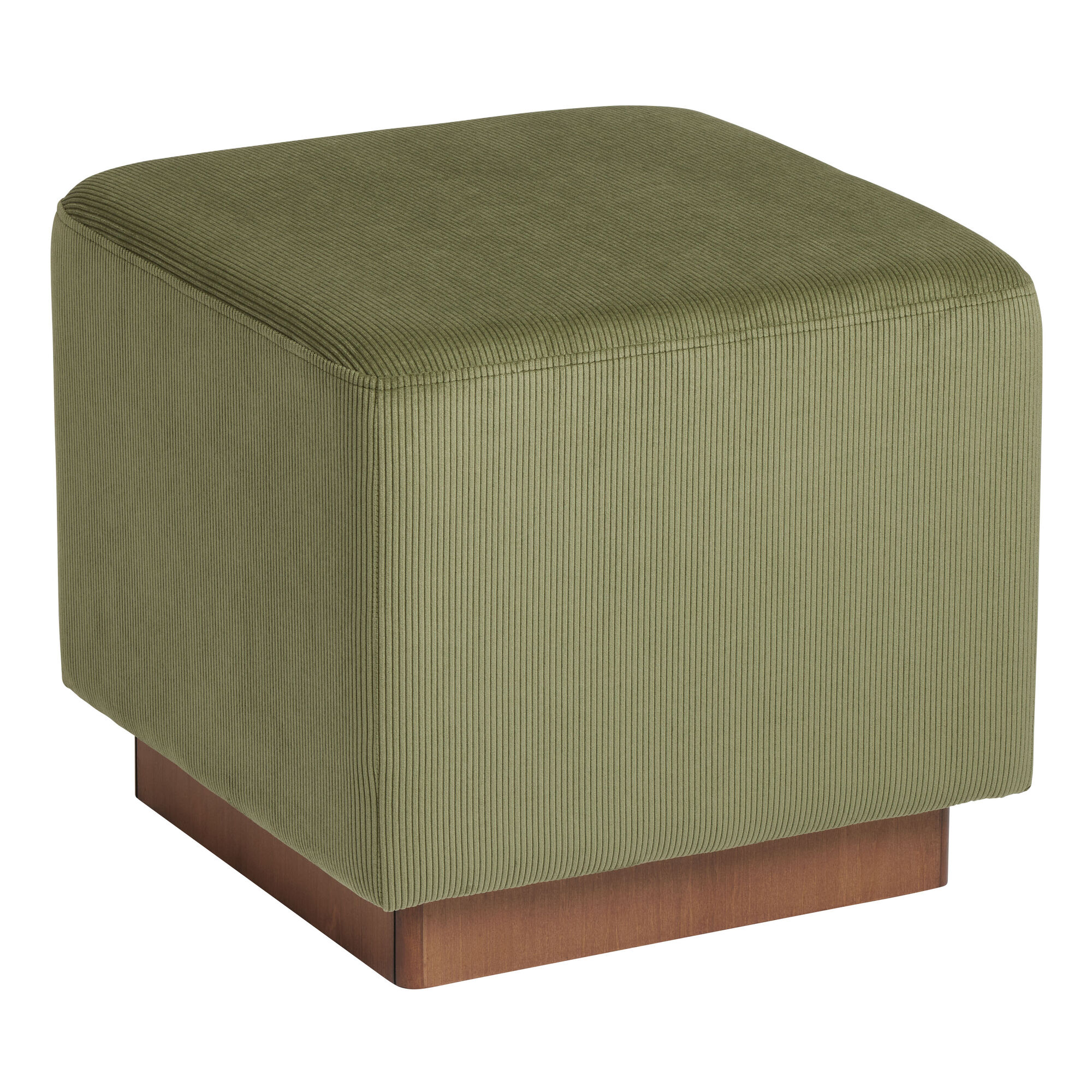 World market sale leather ottoman