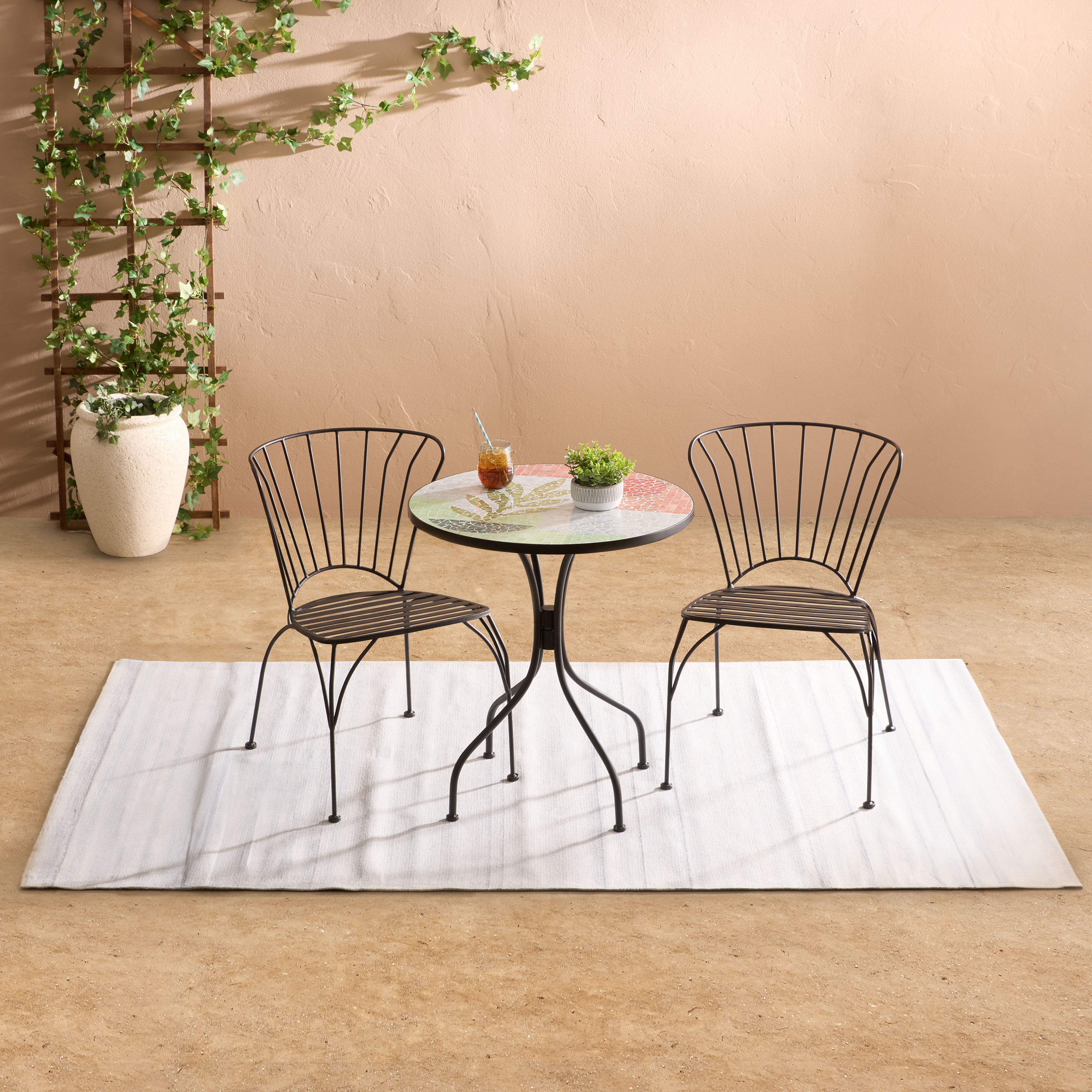 Cadiz Bistro 3 Piece Outdoor Dining Set - World Market