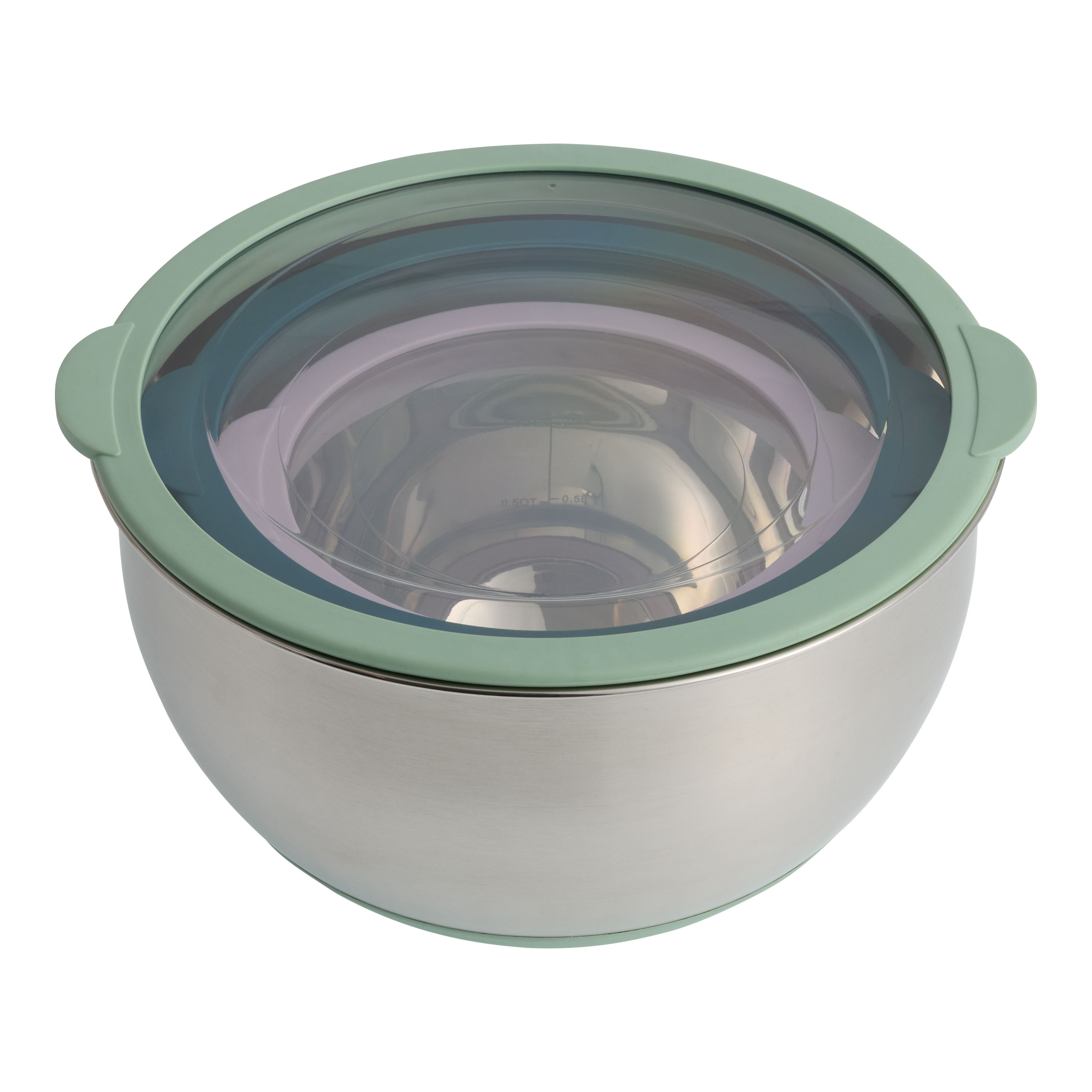 Spring Hues Silicone and Steel Prep Bowls 3 Piece Set - World Market