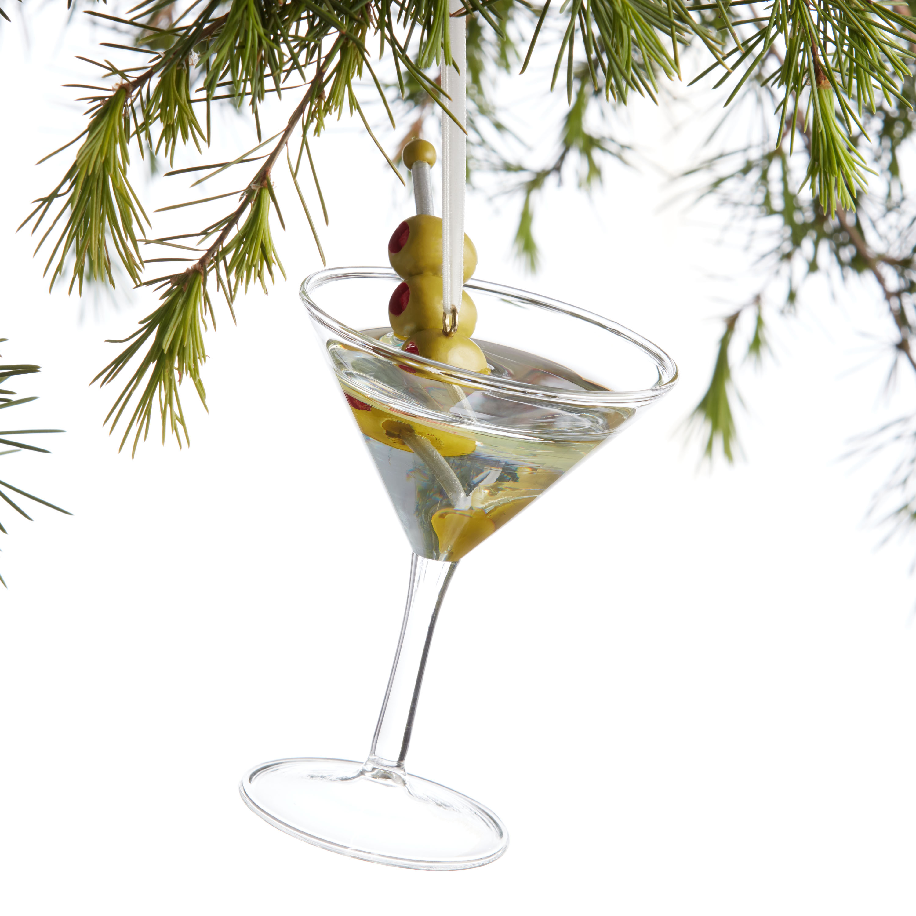 Glass Martini Cocktail Ornament - World Market