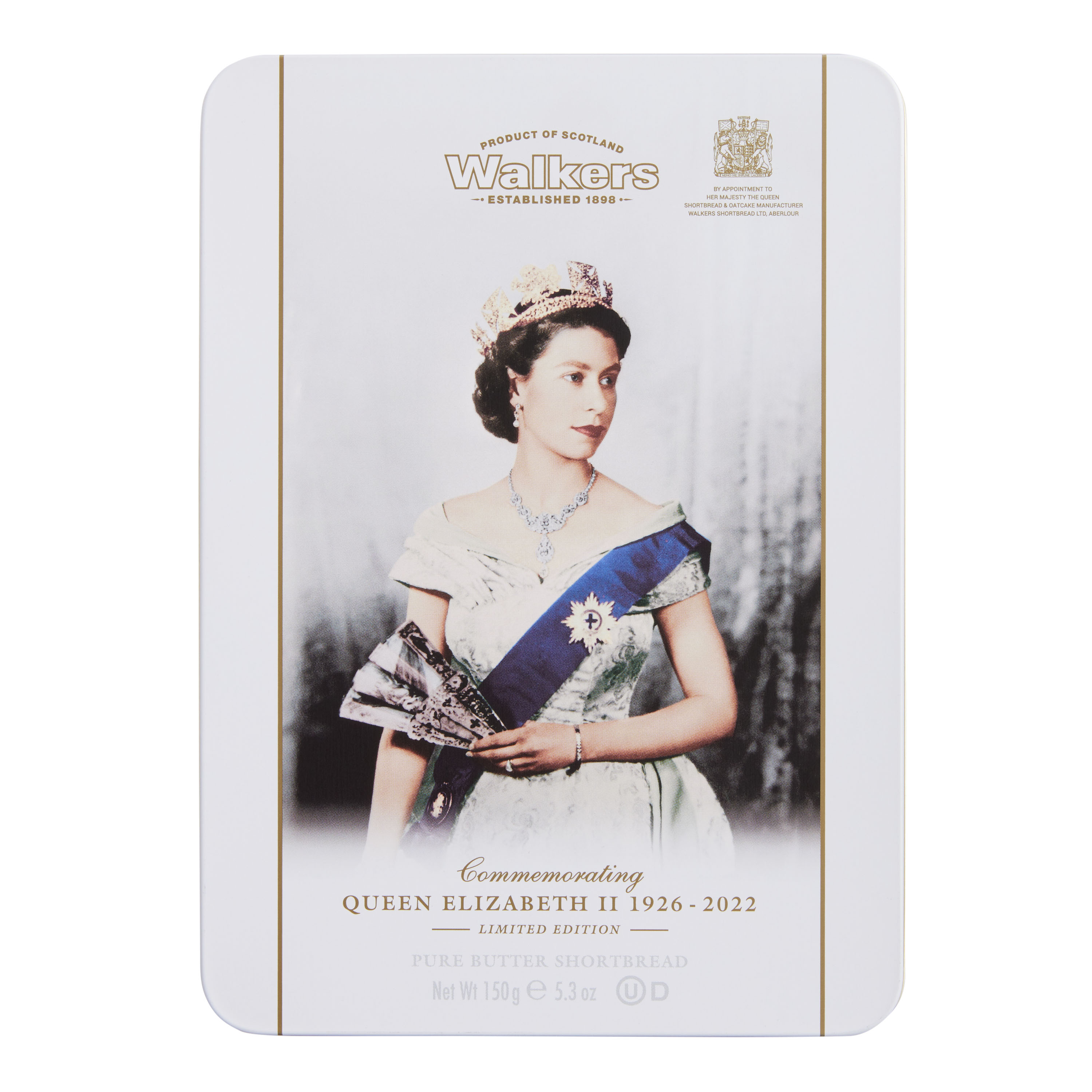 Walker's Shortbread Queen Elizabeth II Commemorative Tin World Market