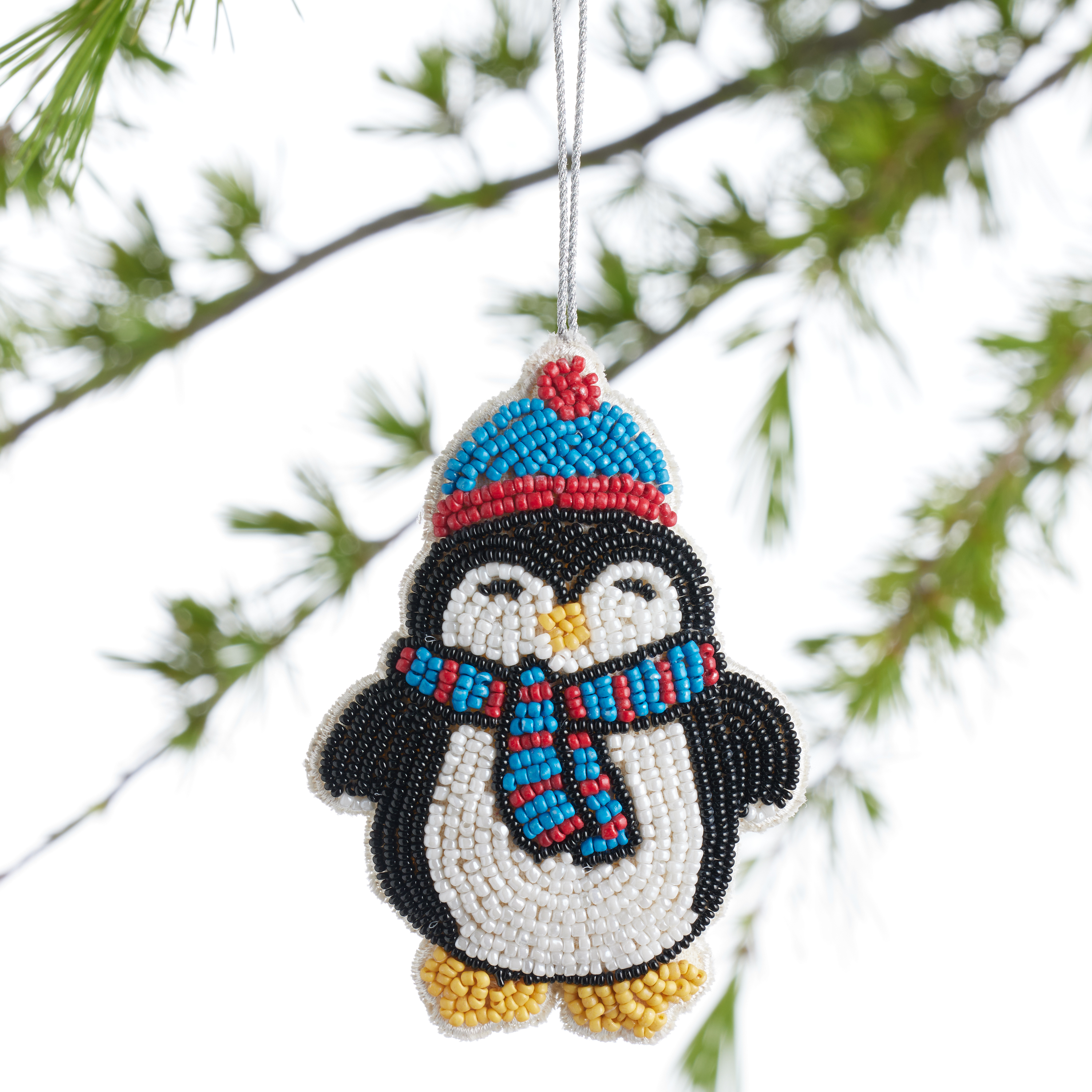 Wonderland ~ Blue Christmas Ball Cross Stitch Ornament Kit FLW-008