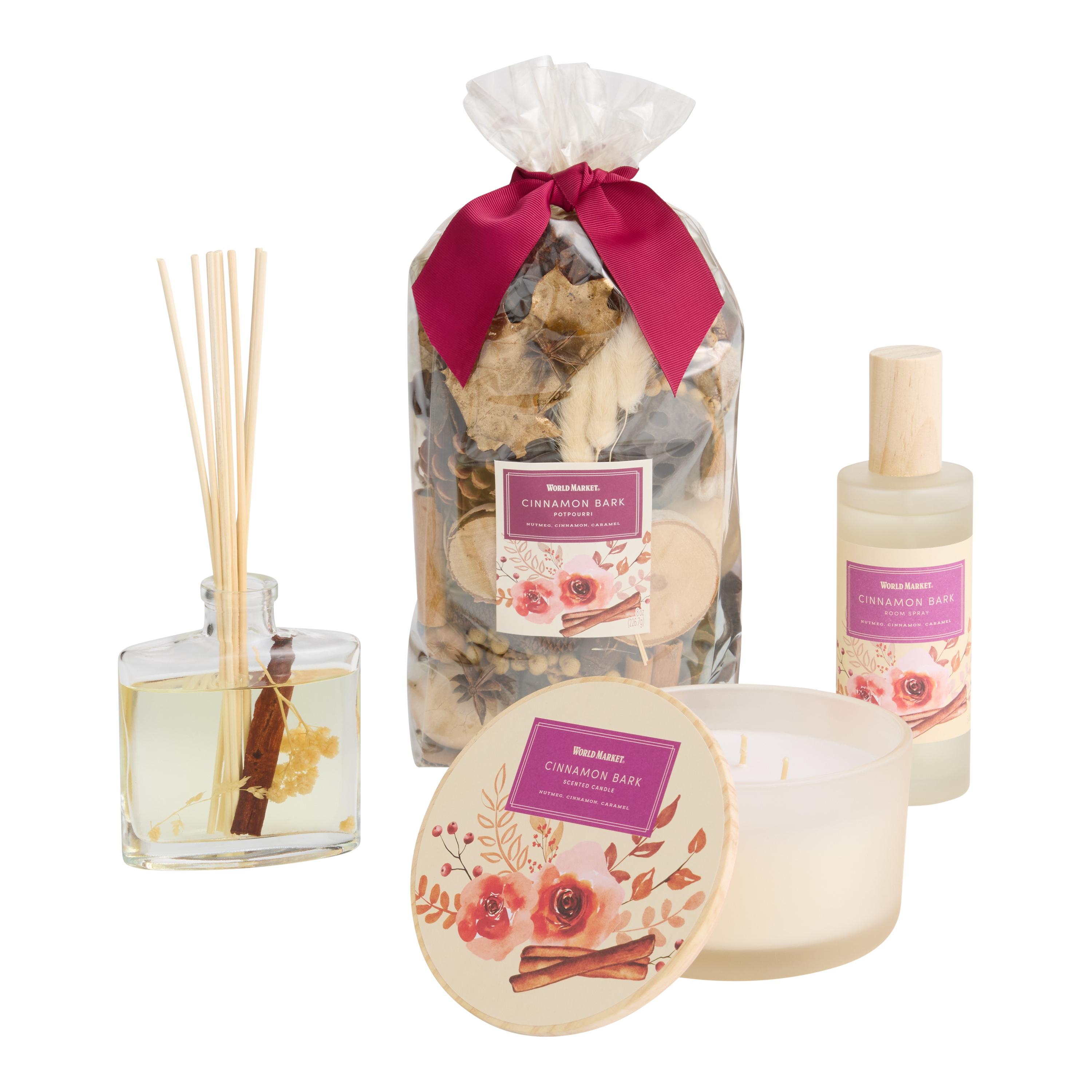 Autumn Grove Cinnamon Bark Home Fragrance Collection - World Market