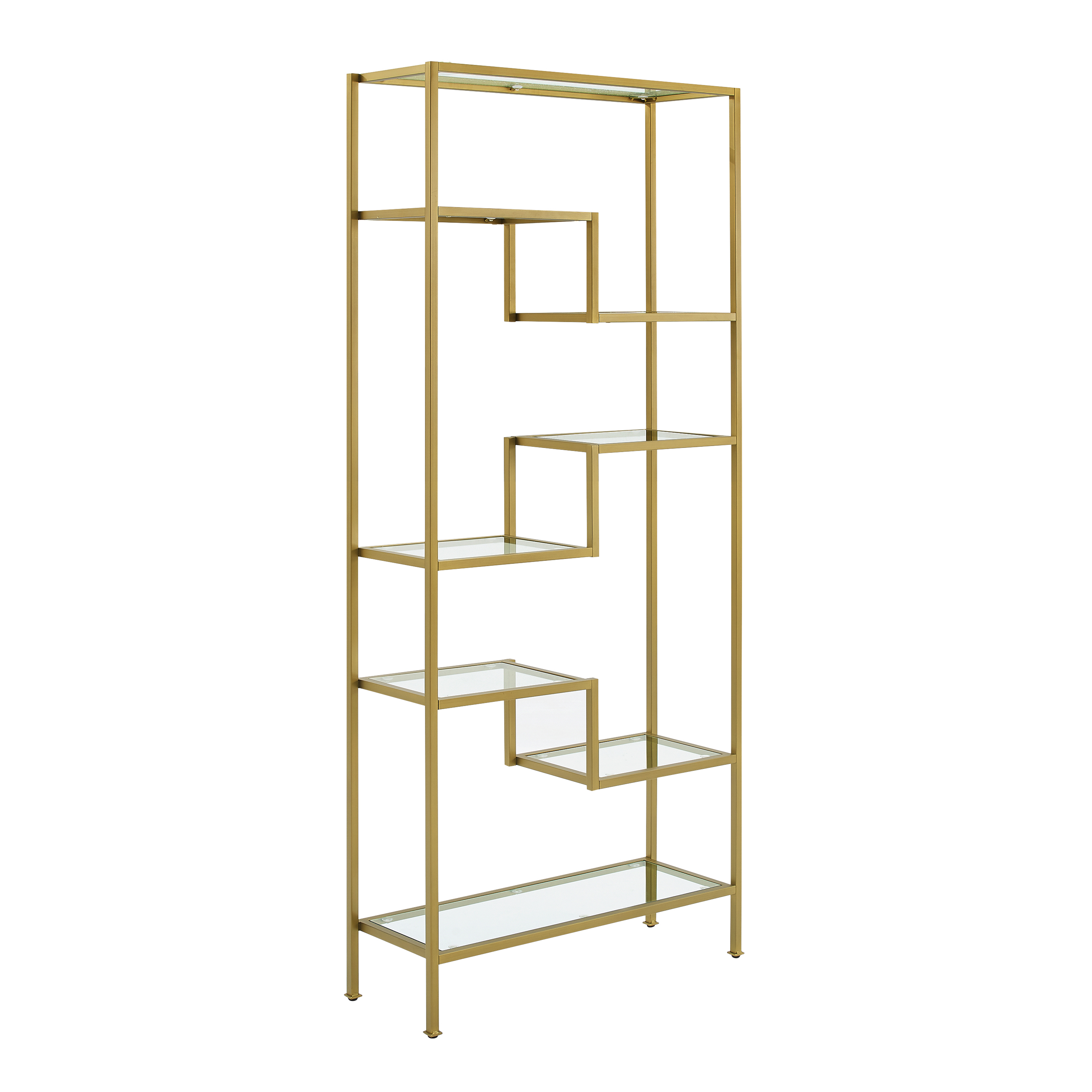 Ezra Metal and Glass Etagere Shelf - World Market