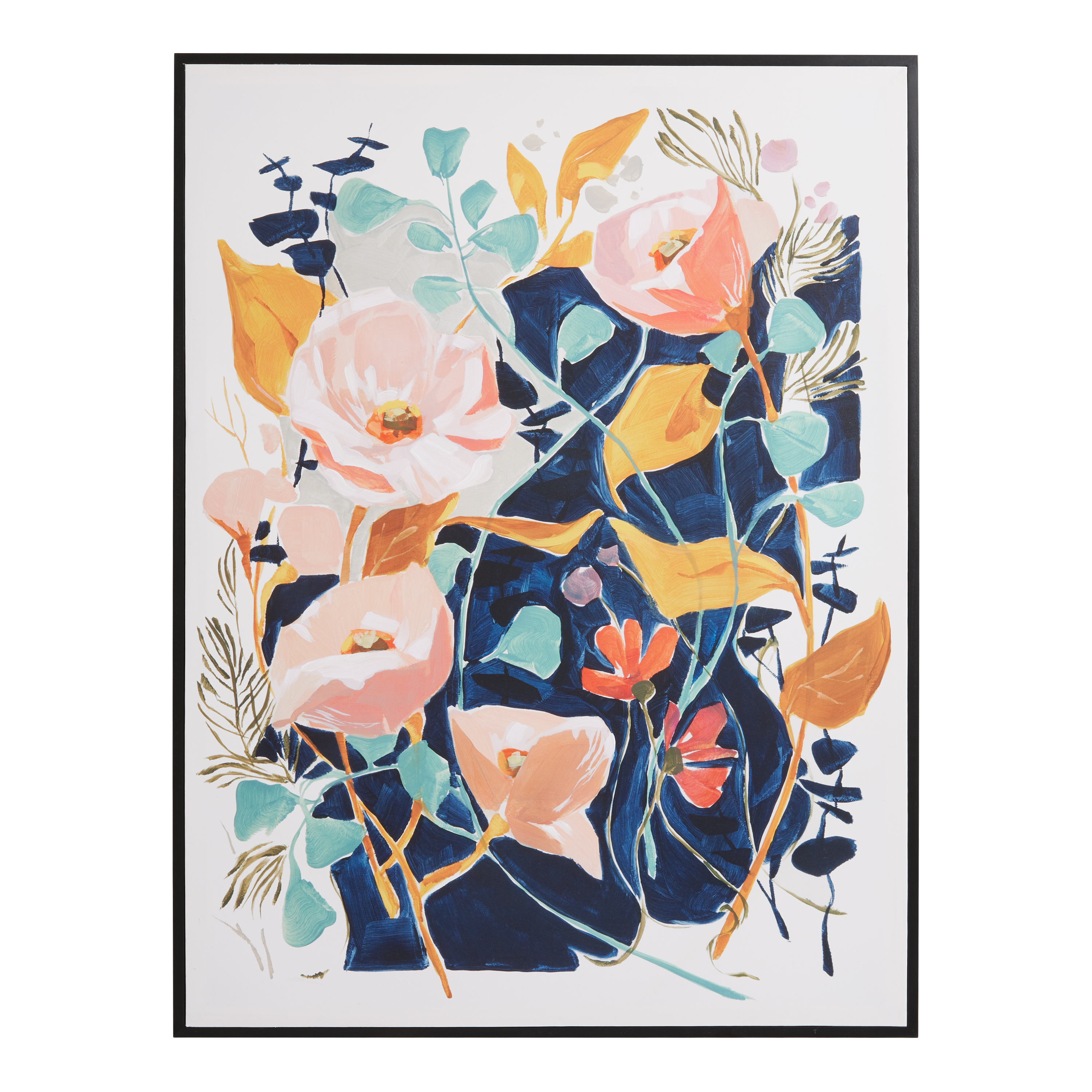 Tangled Florals By Jess Franks Framed Canvas Wall Art - World Market