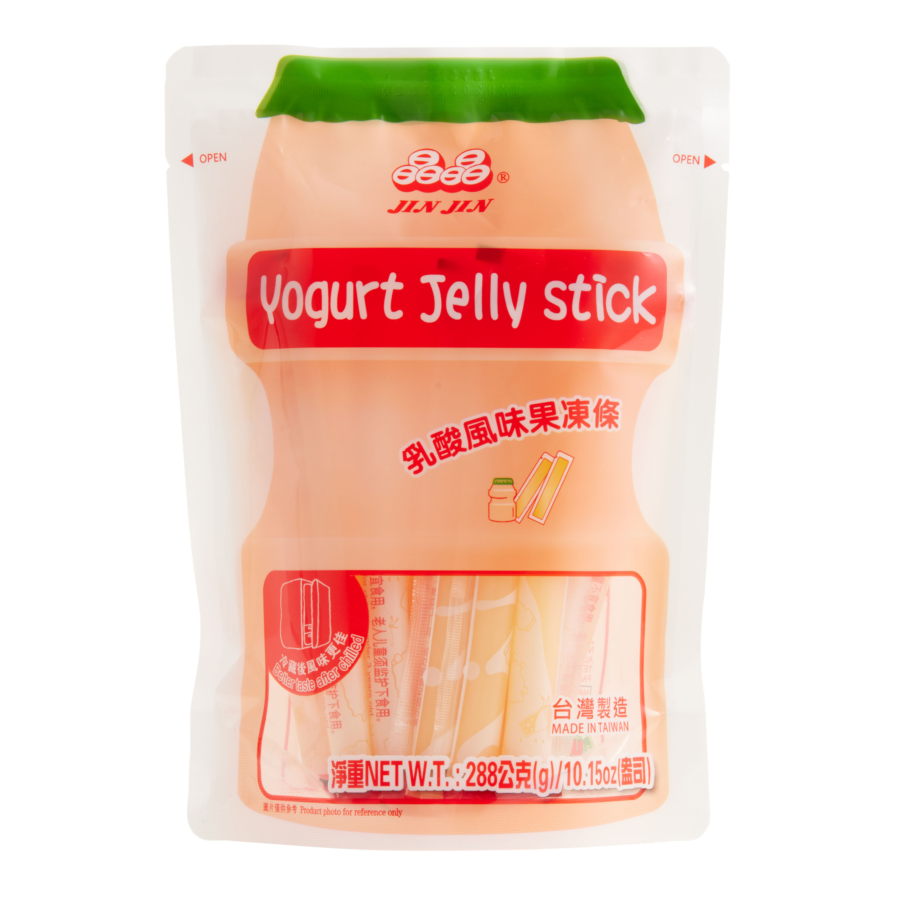 JinJin Yogurt Jelly Sticks Set Of 2 World Market