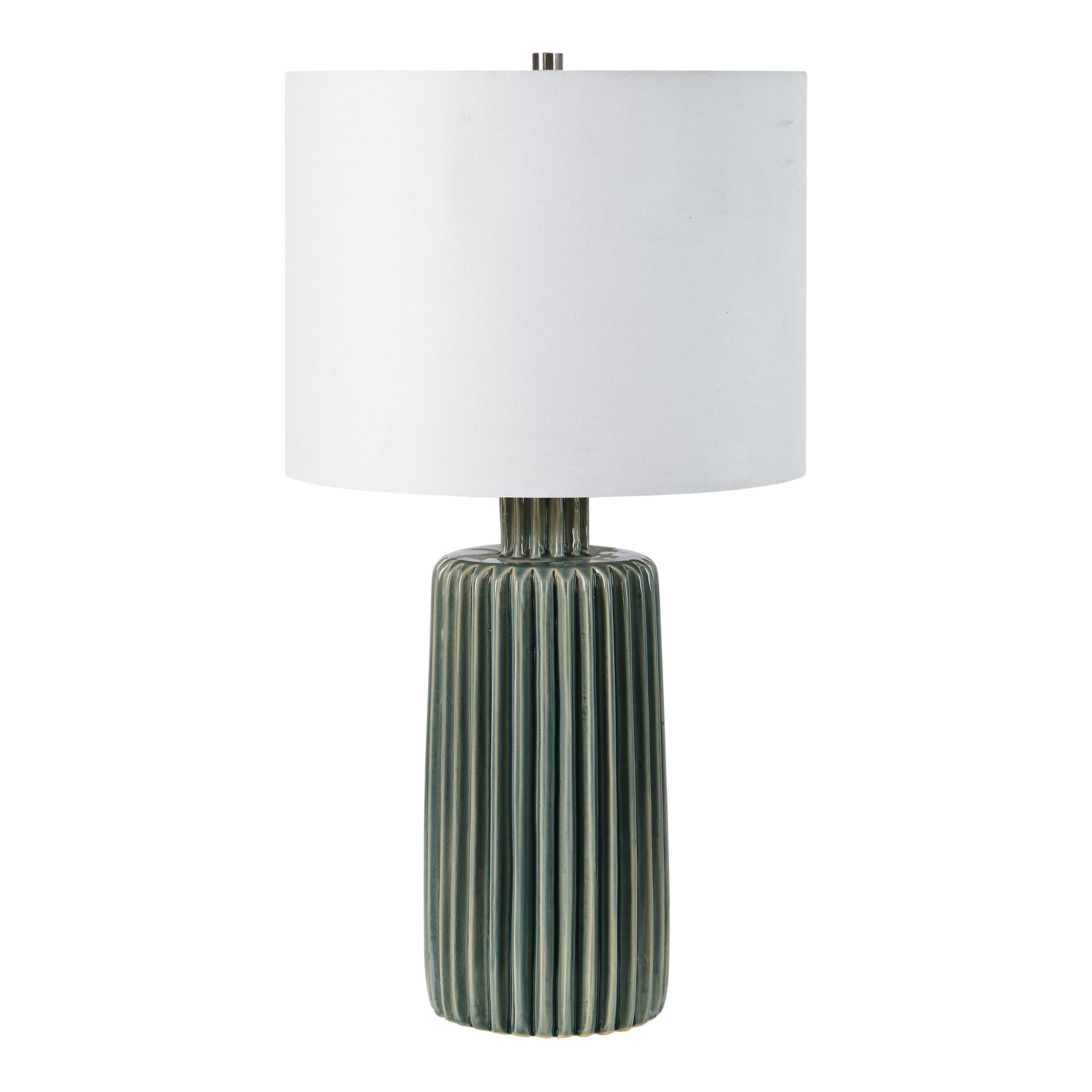 Anta Olive Green Ceramic Fluted Table Lamp World Market