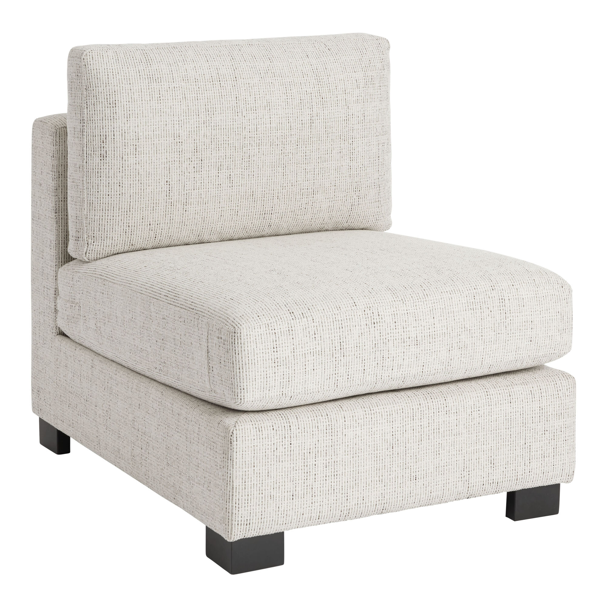 Hayes Cream Modular Sectional Armless Chair World Market