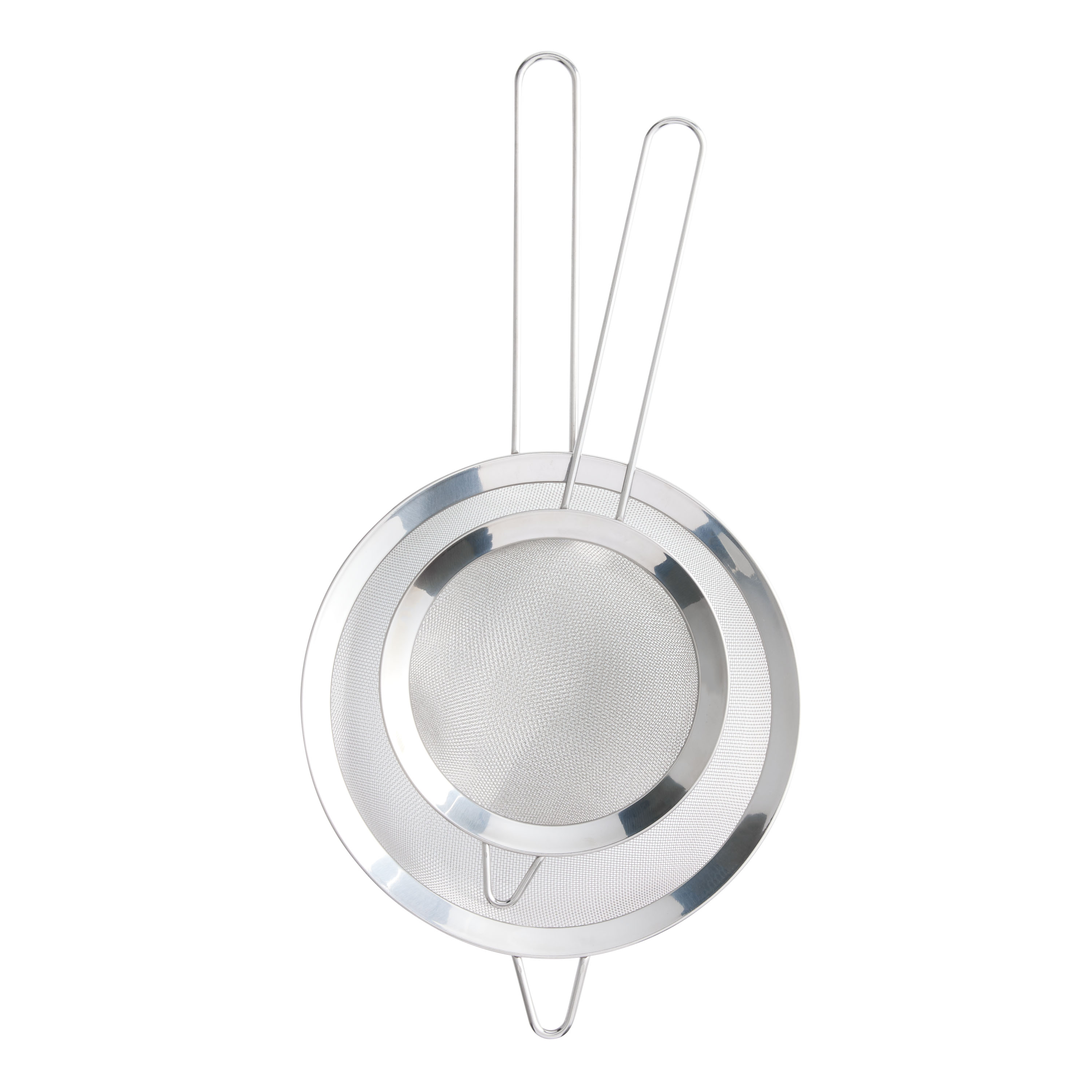 Metal Mesh Strainers 2 Pack
