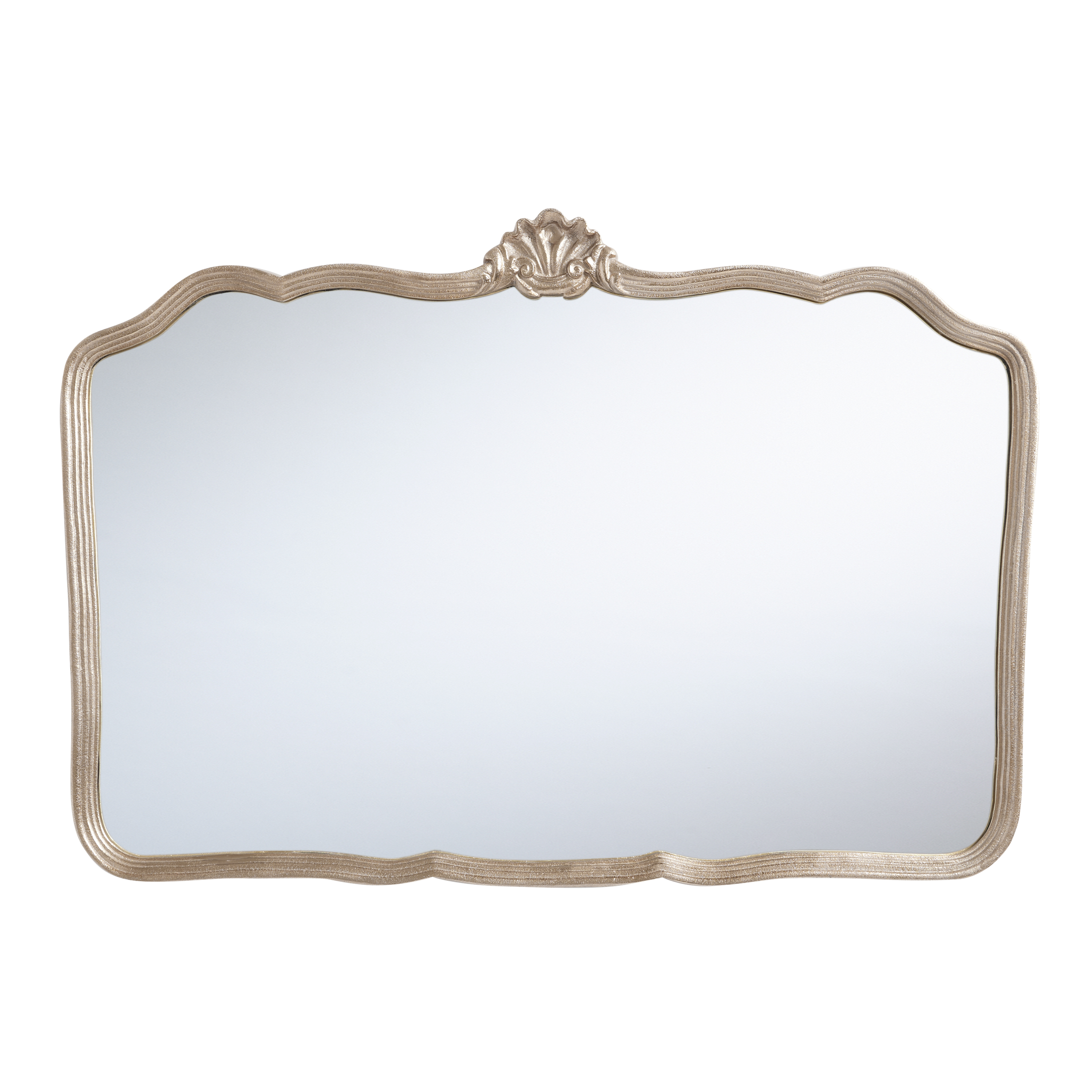vintage look gold mirror