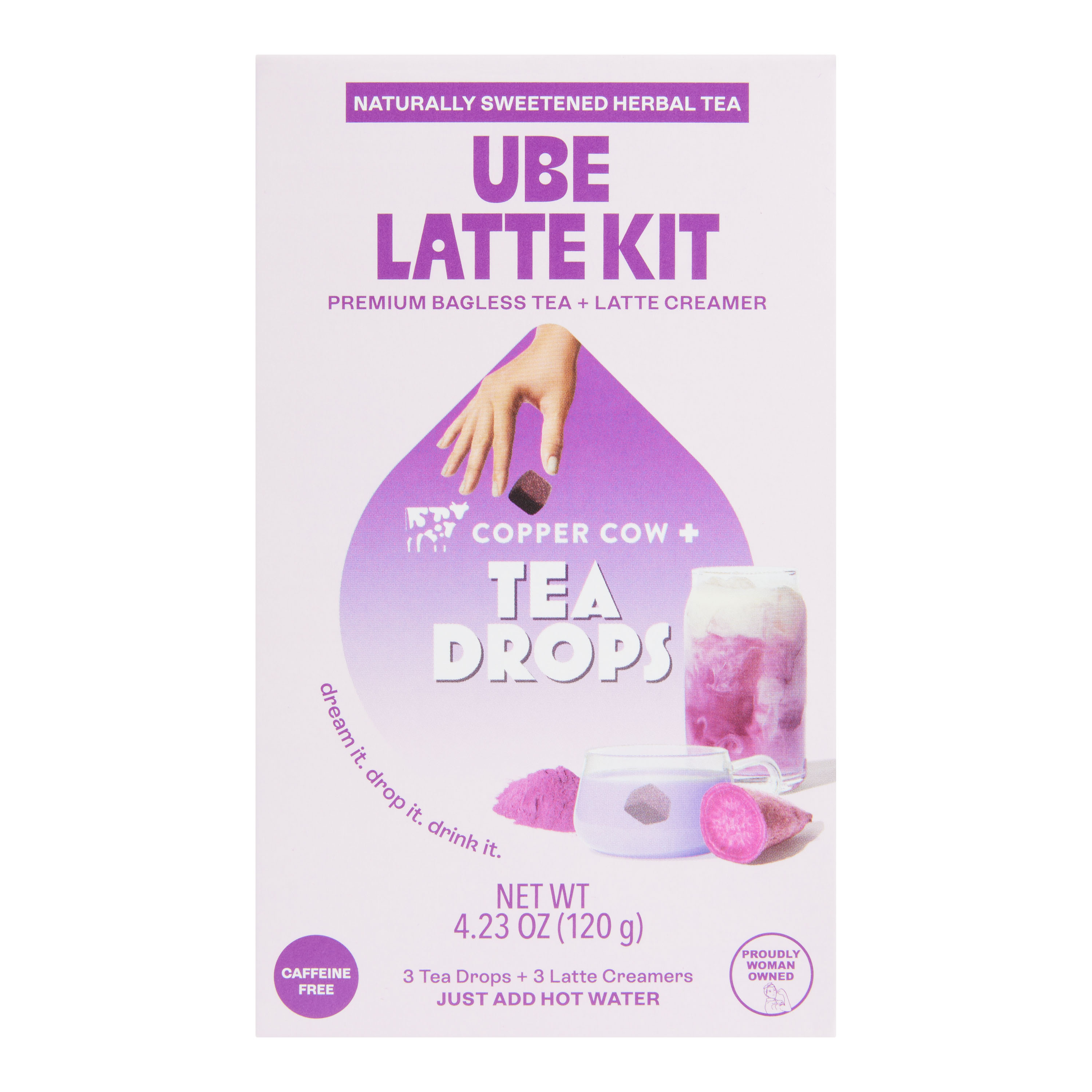 Tea Drops & Copper Cow Ube Latte Kit World Market