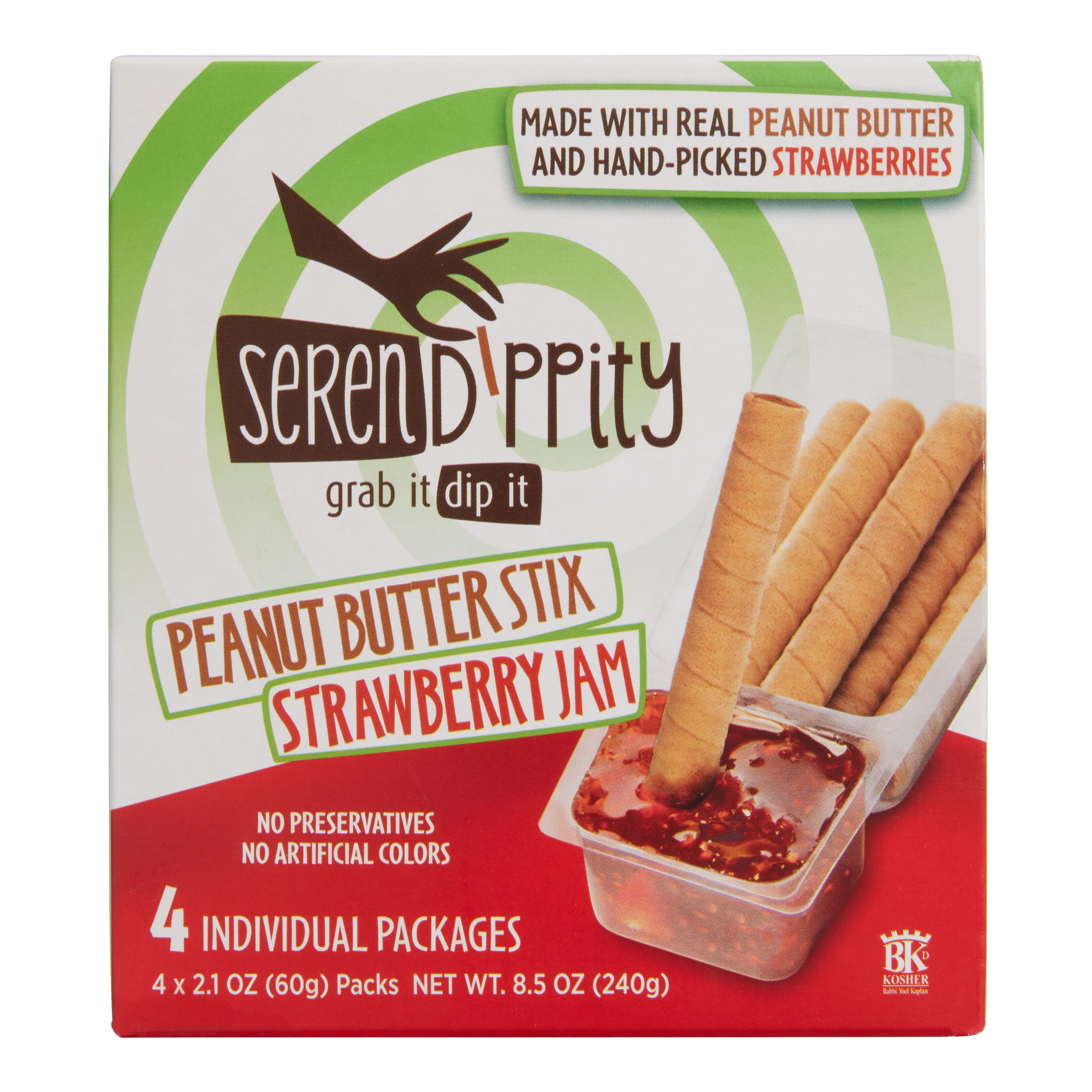 Serendippity Peanut Butter Stix & Strawberry Jam 4 Pack World Market