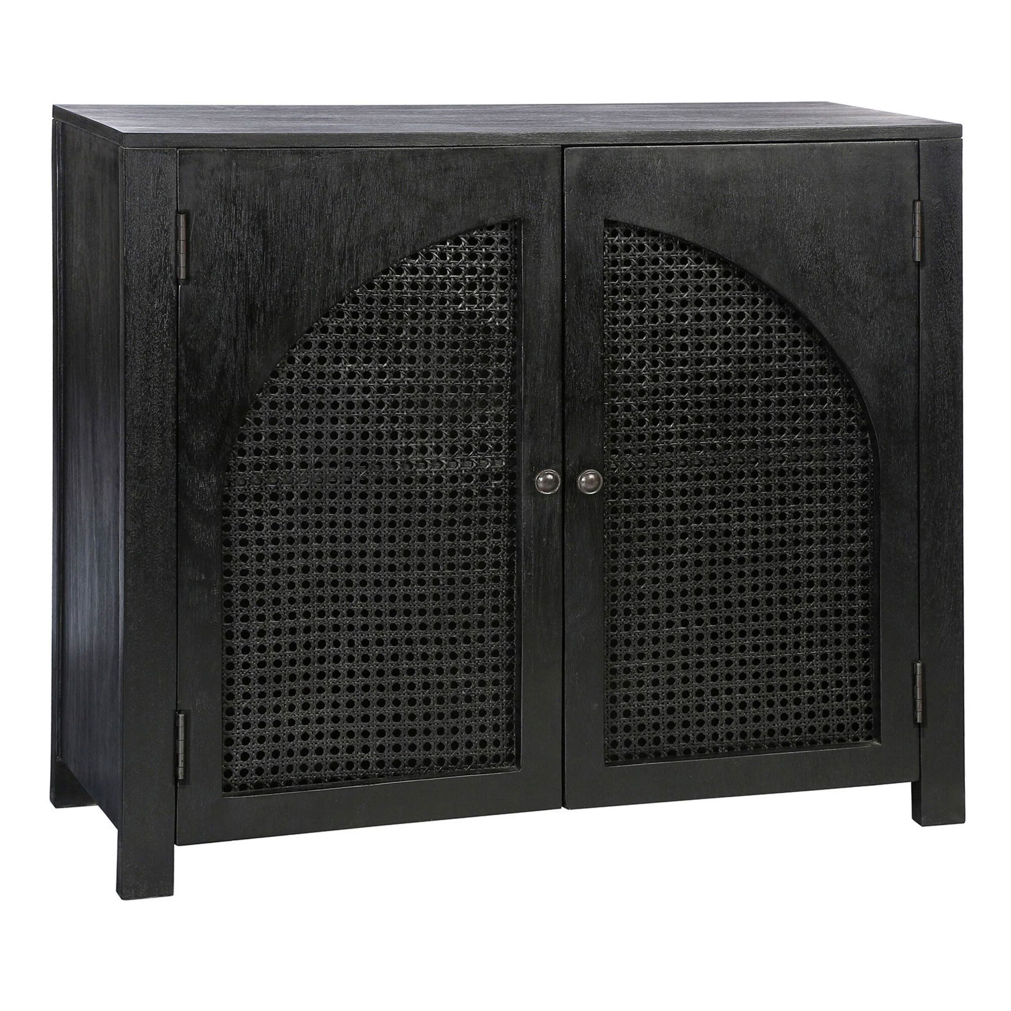 Arched cane cabinet discount