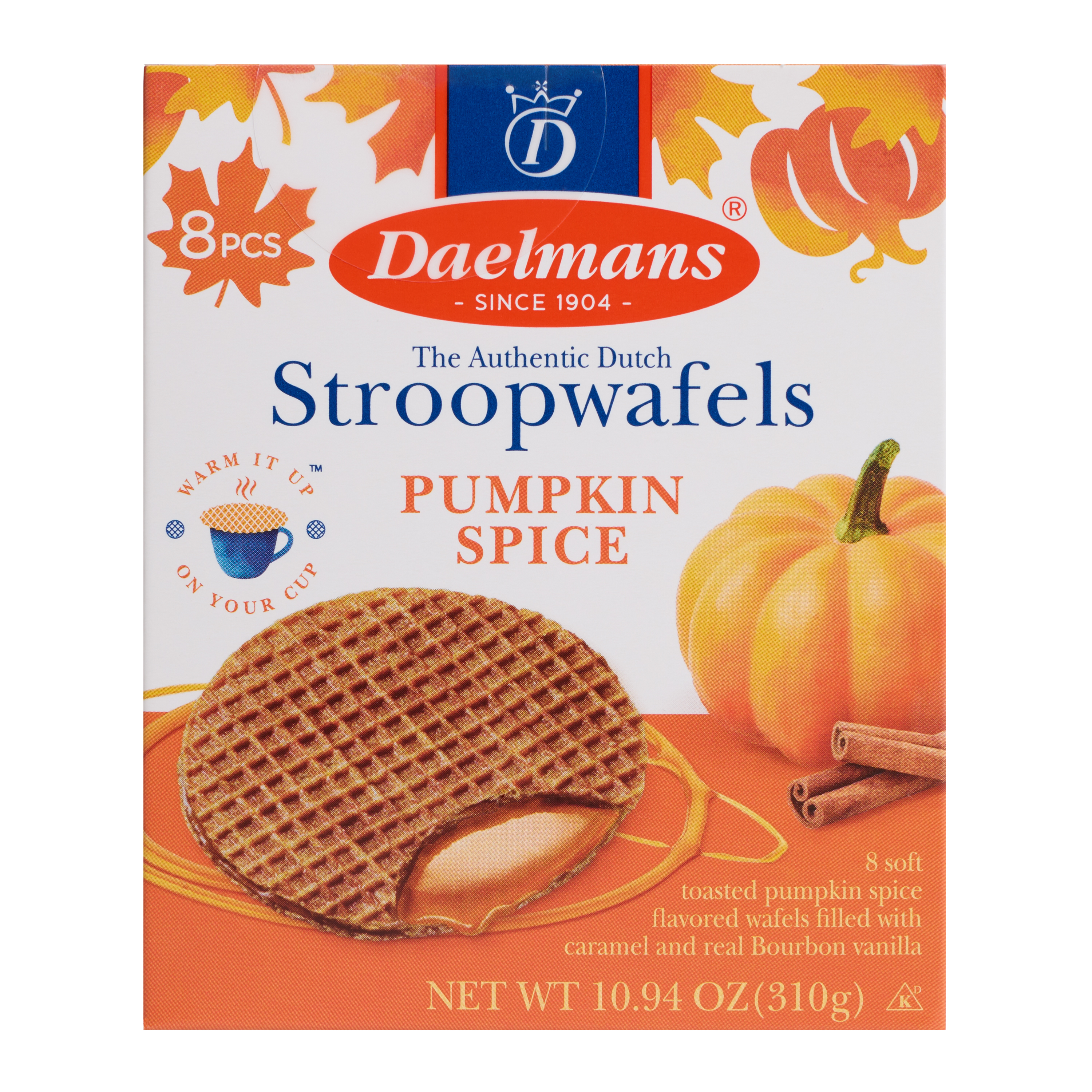 Daelmans Pumpkin Spice Stroopwafels Harvest Box 8 Count - World Market