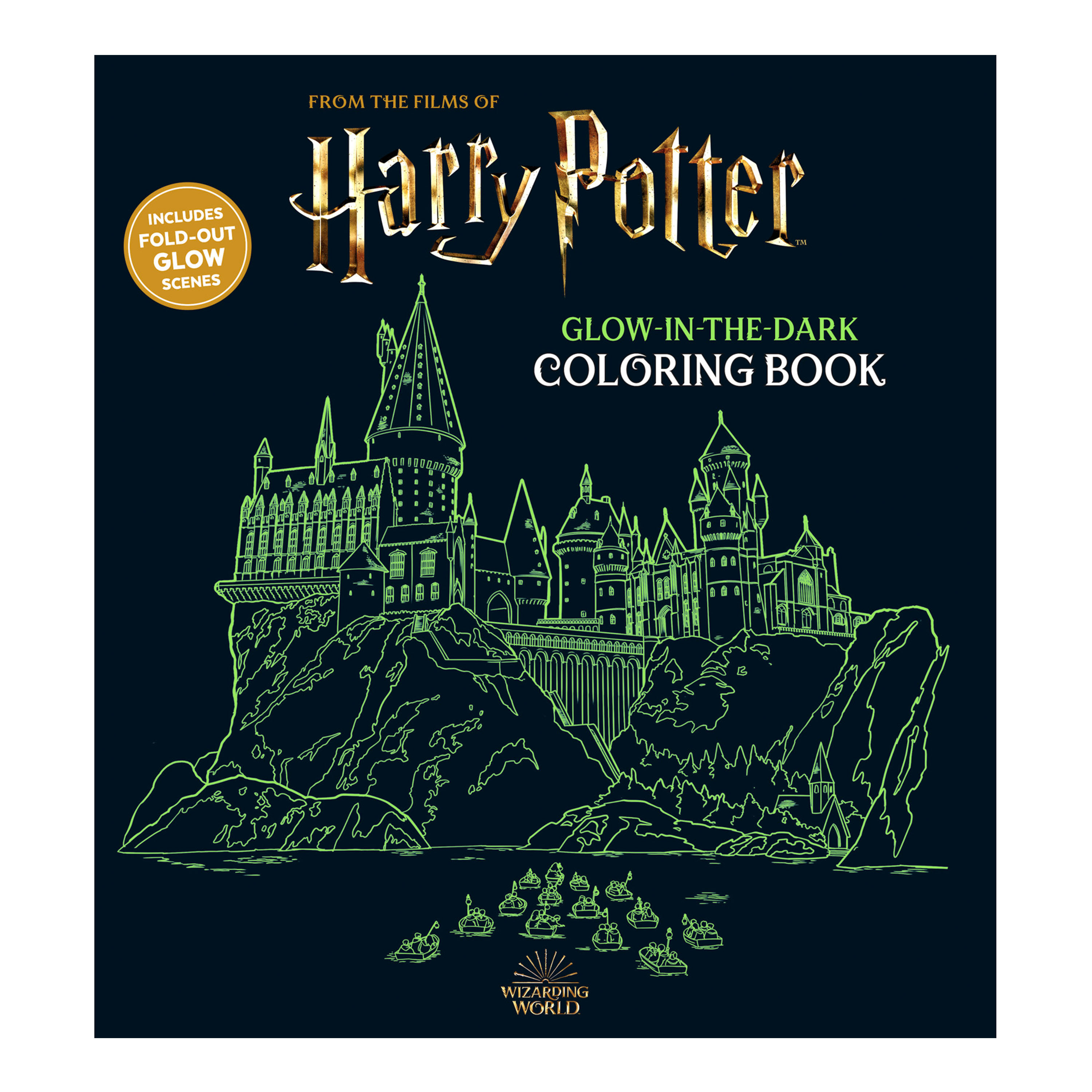 Harry Potter Glow In The Dark Coloring Book - World Market