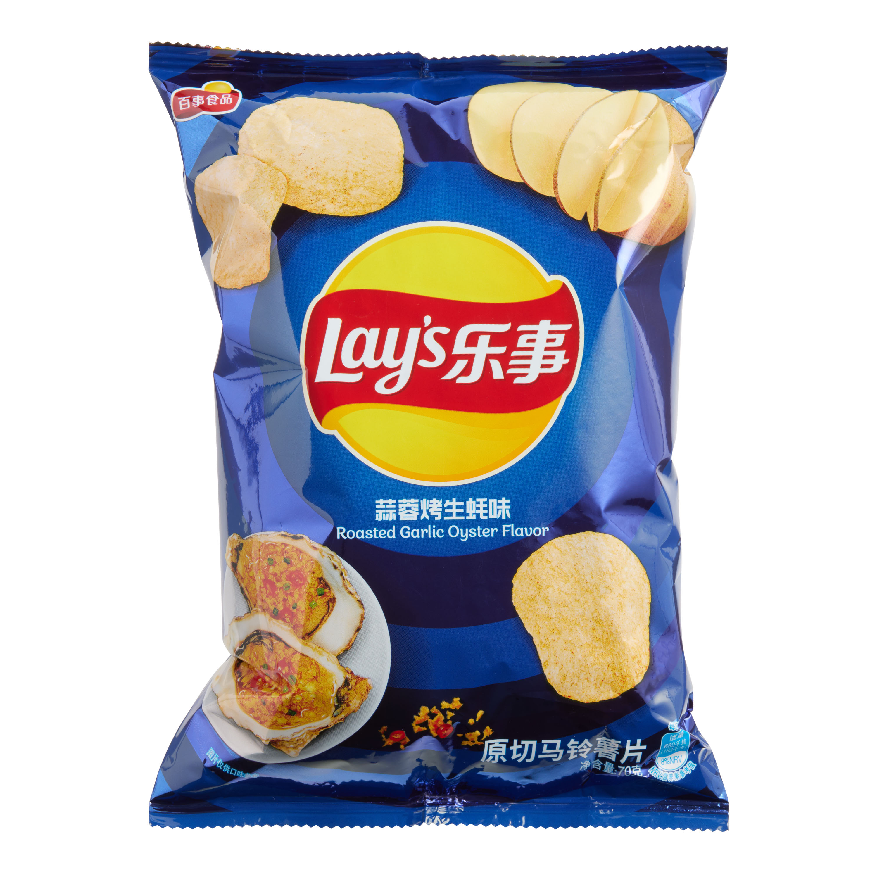 Lay's Roasted Garlic Oyster Potato Chips World Market