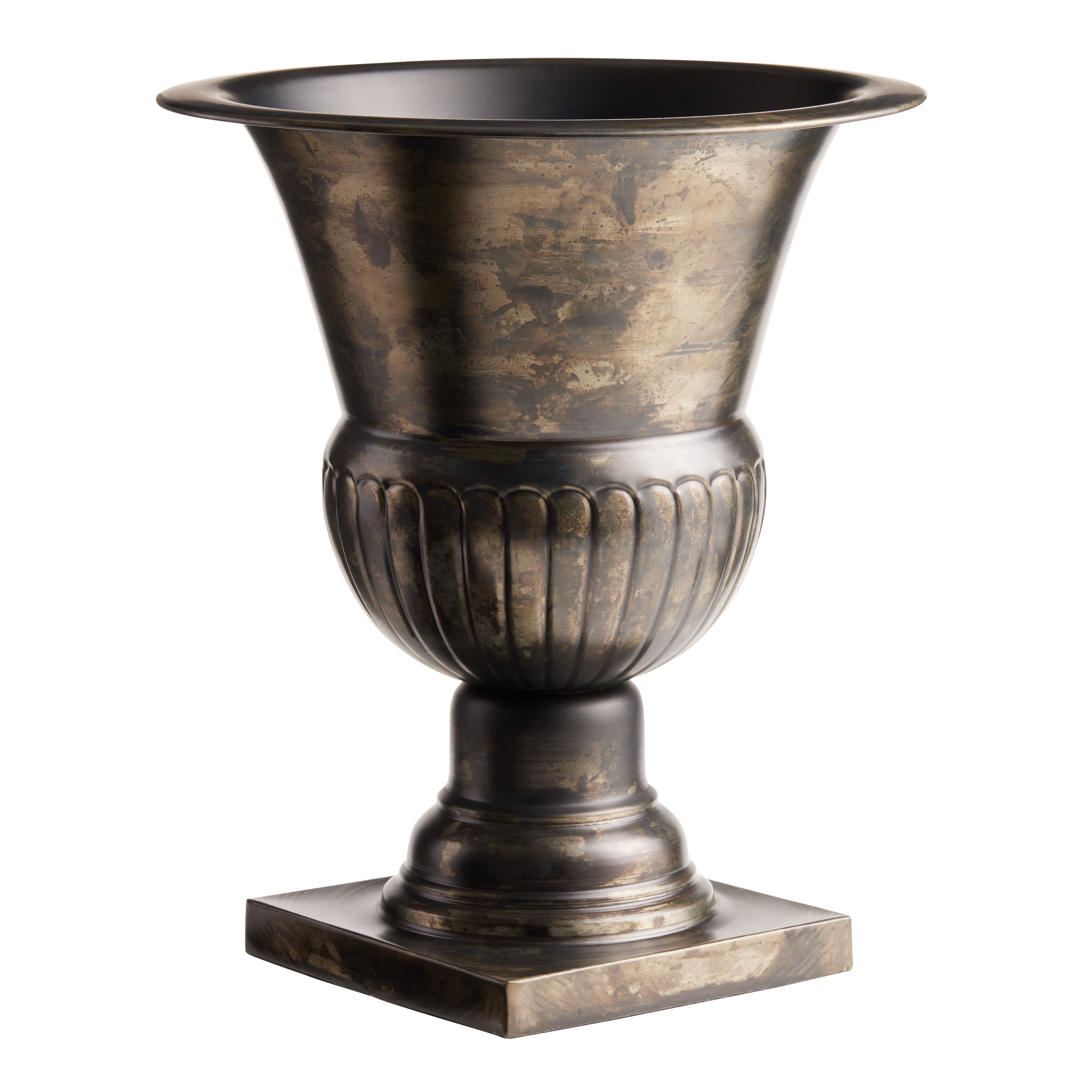 Black Iron Urn Vase - World Market
