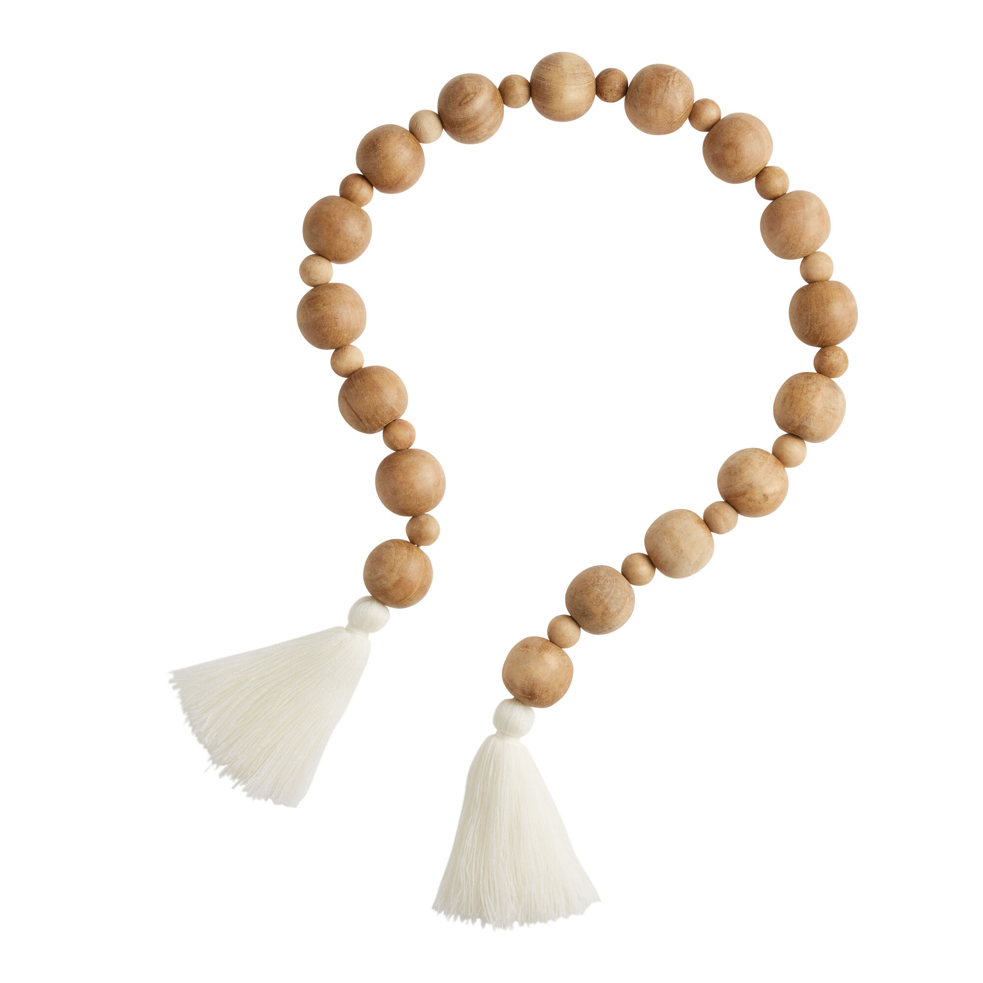 CRAFT Large Wood Bead Garland Decor World Market