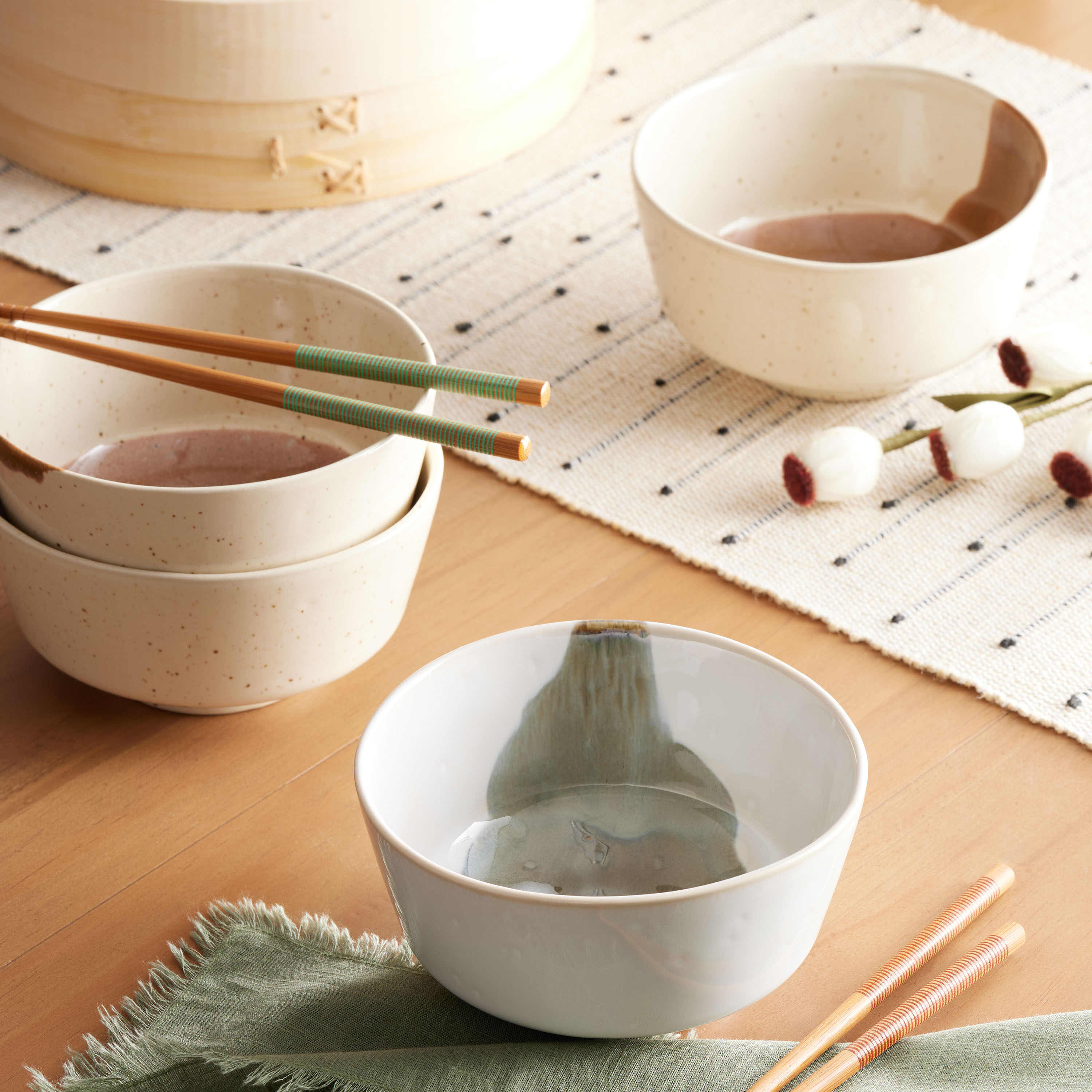 Quinn Cream Dip Glaze Dinnerware Collection World Market