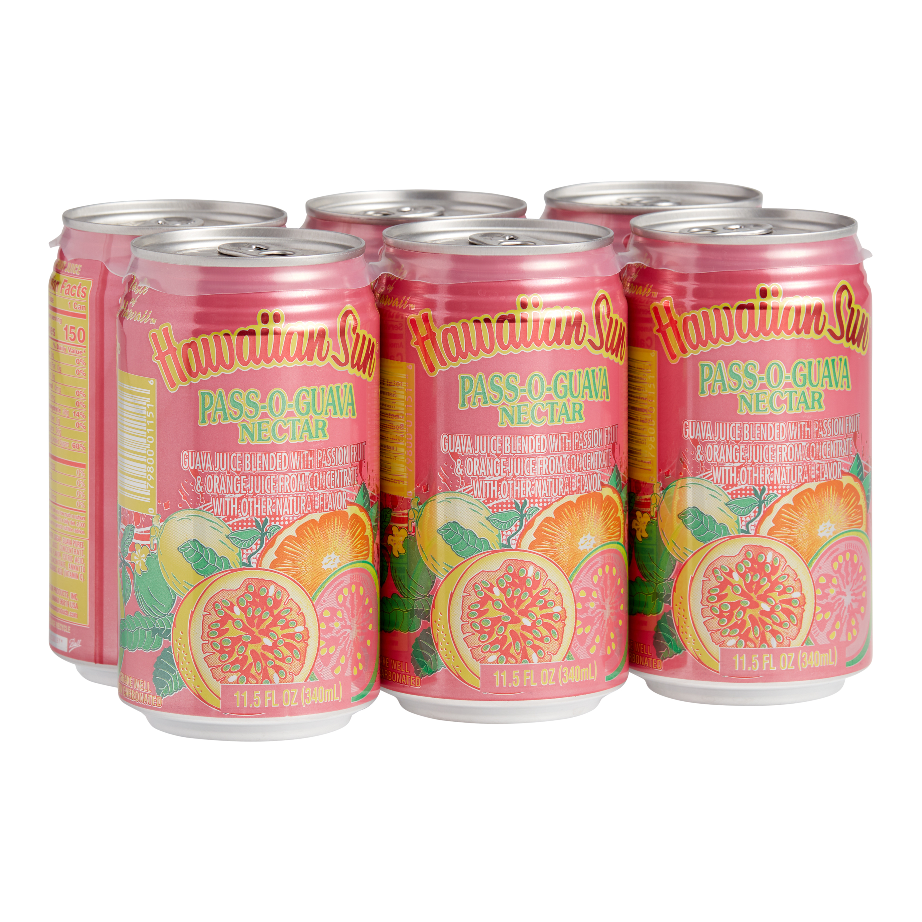 Hawaiian Sun Pass-O-Guava Nectar Pack World Market