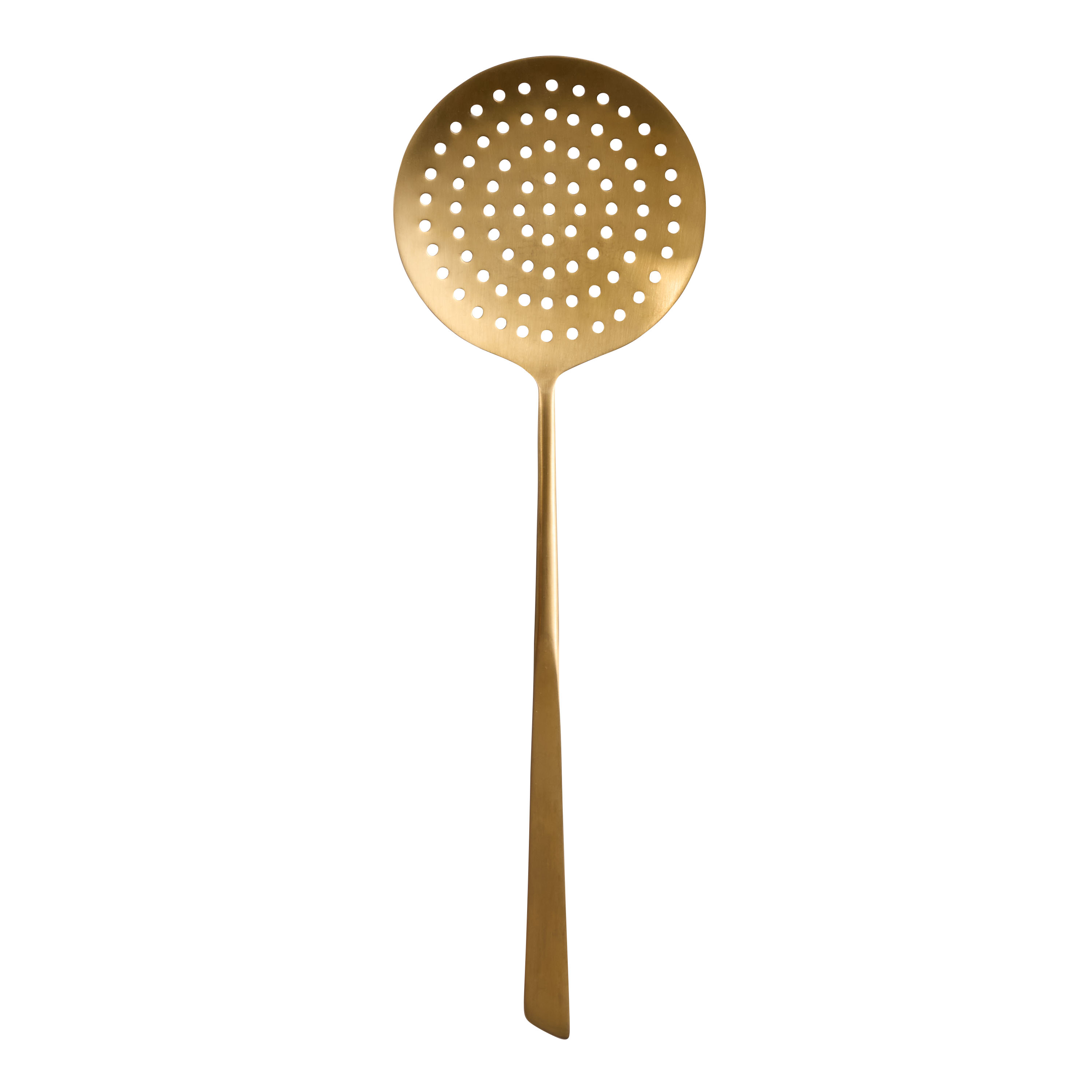 Gold Stainless Steel Modern Skimmer - World Market