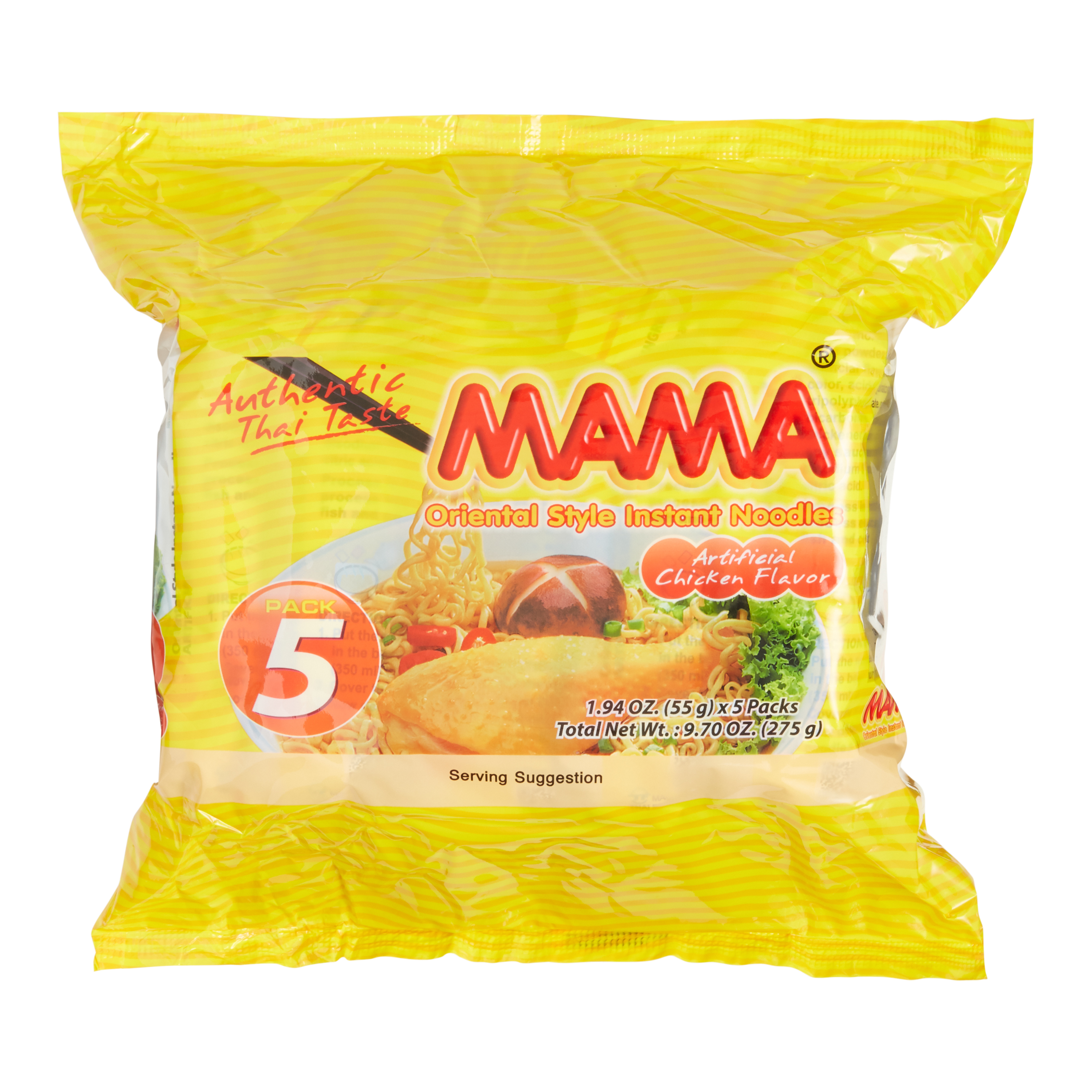 5 Pack Mama Instant Chicken Noodles - World Market