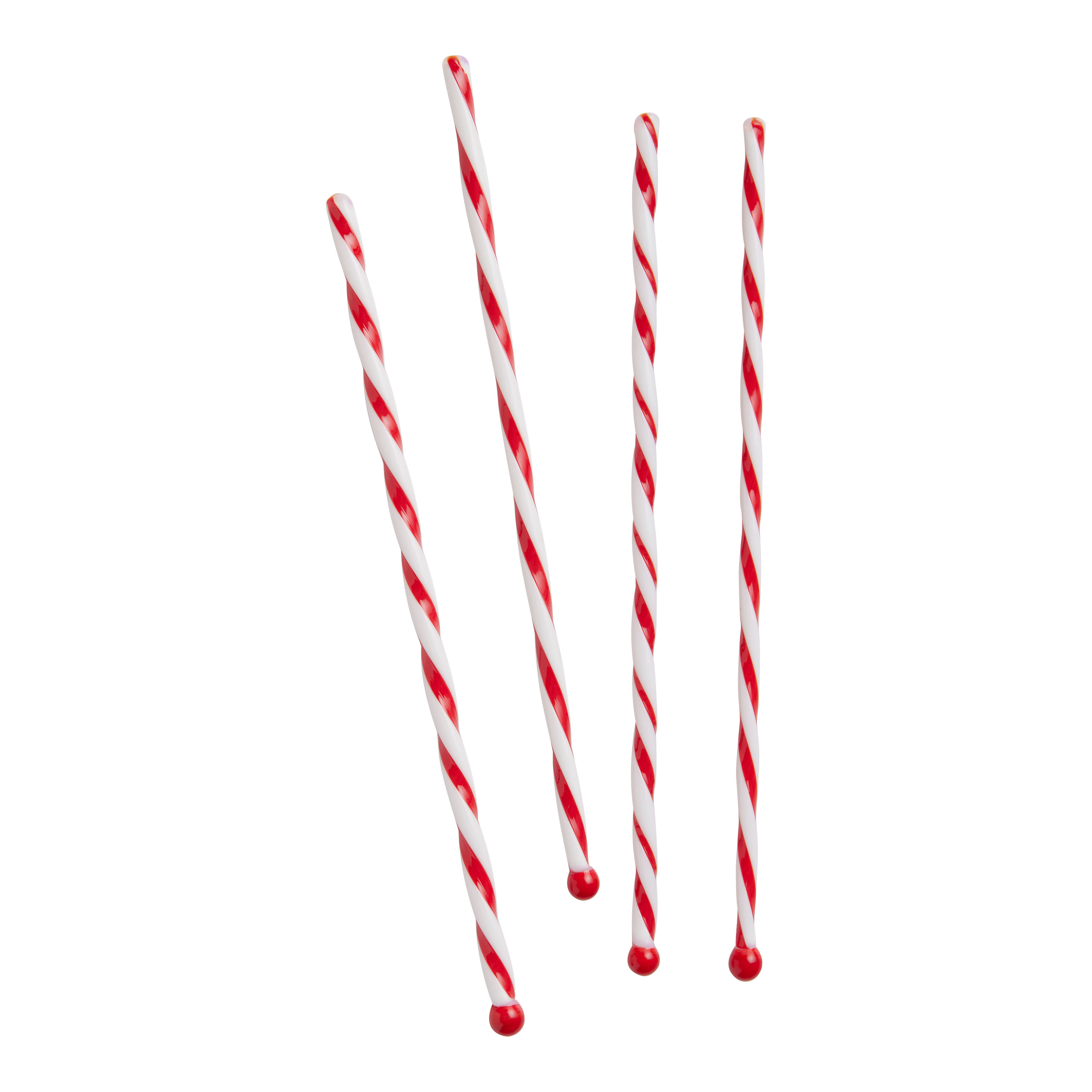 Cherries Accent Glass Straw with Cleaning Brush - Drinking Straws.Glass