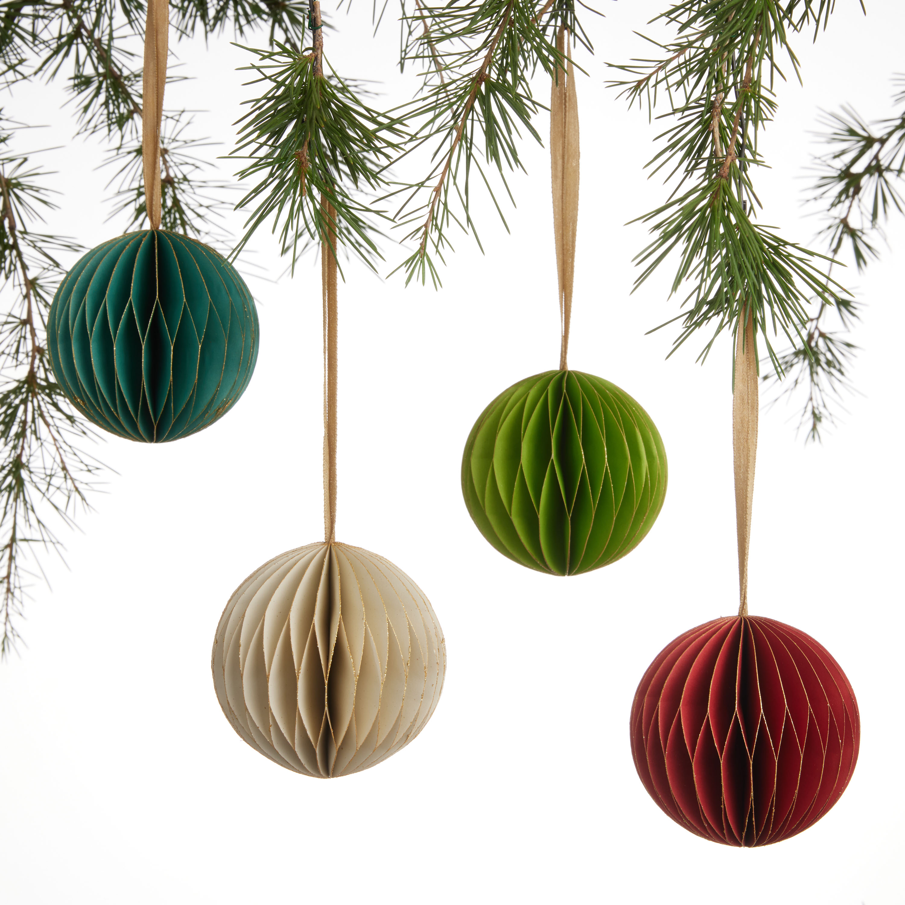 4” Green Clear Swirl Iced Ball Ornament - Decorator's Warehouse